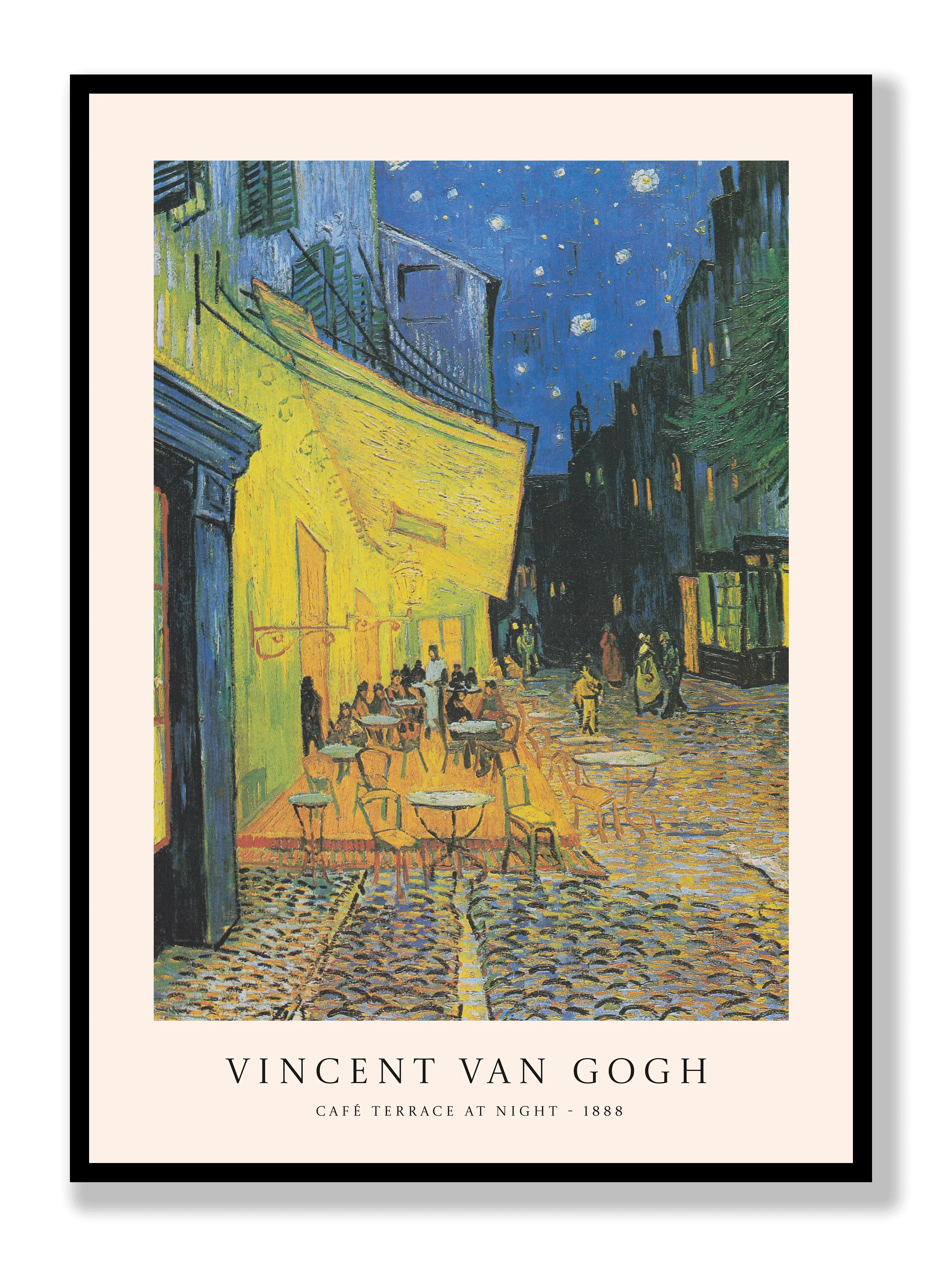 Van Gogh - Café Terrace at Night Plakat