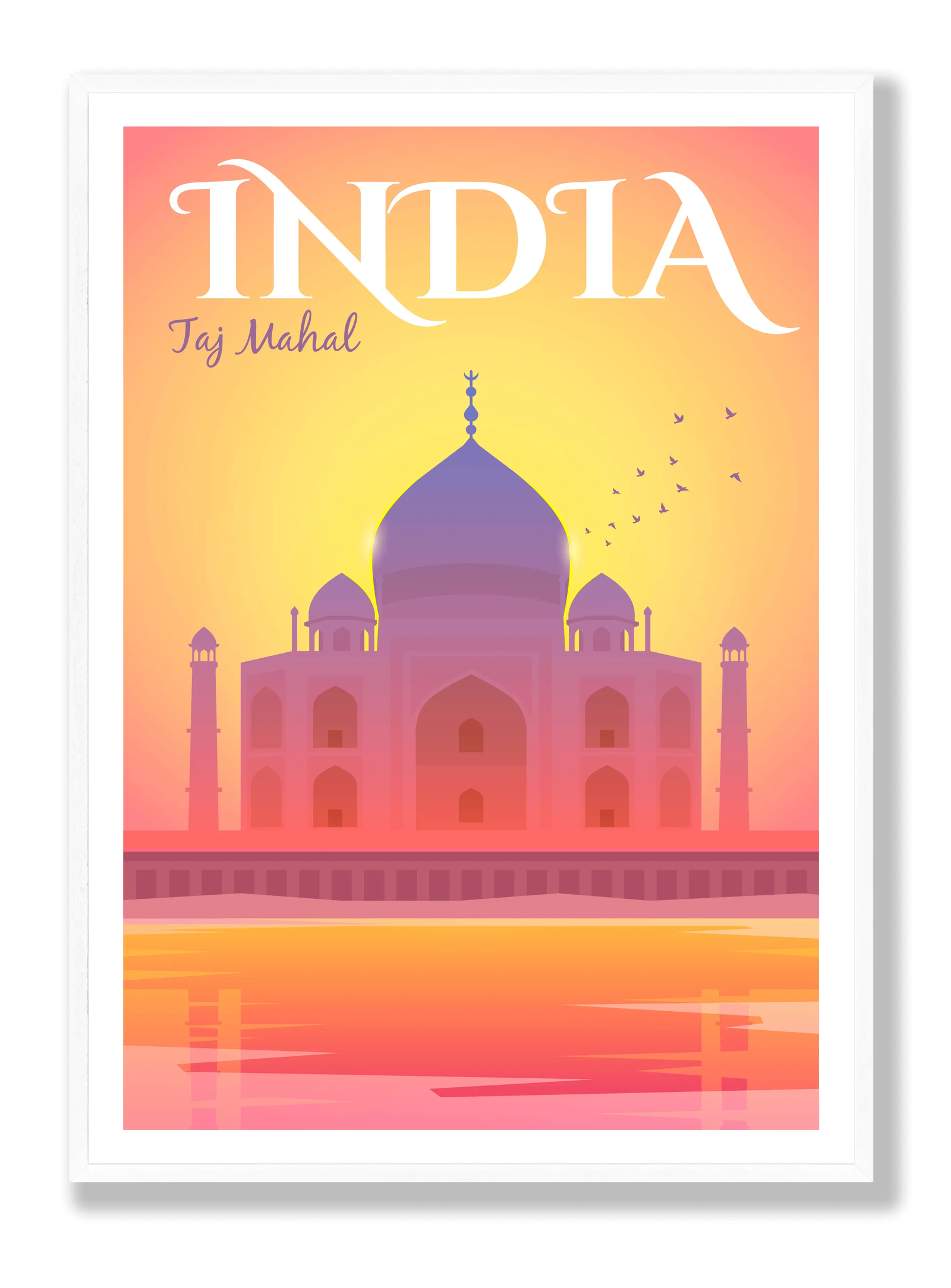 Taj Mahal plakat