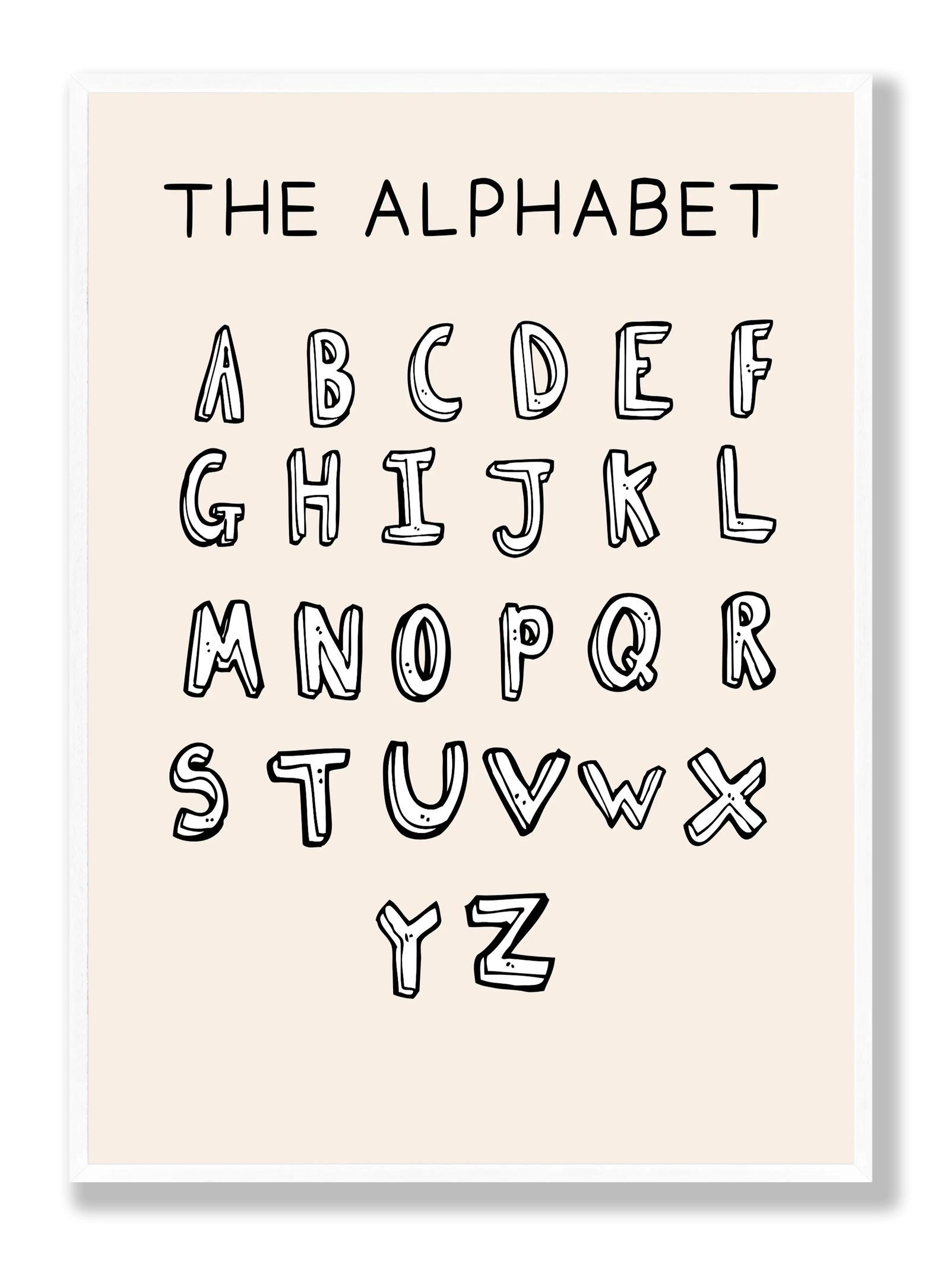 The Alphabet plakat