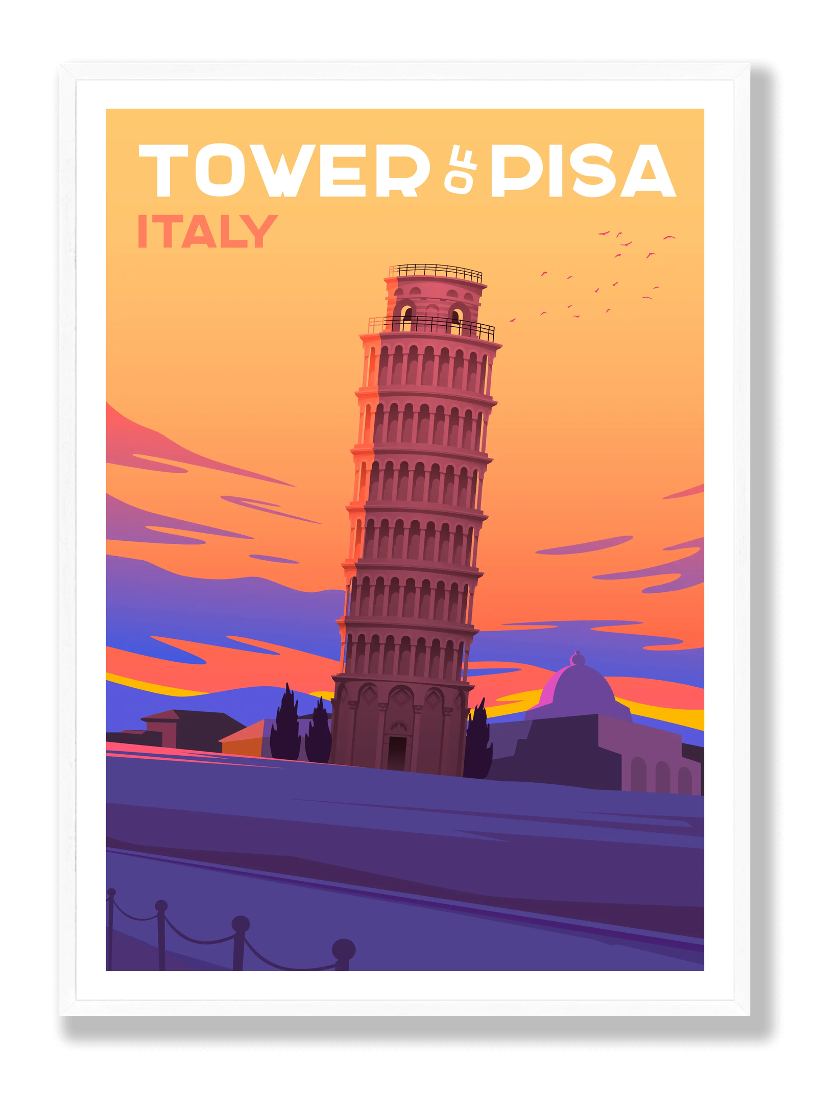 Tower Of Pisa plakat