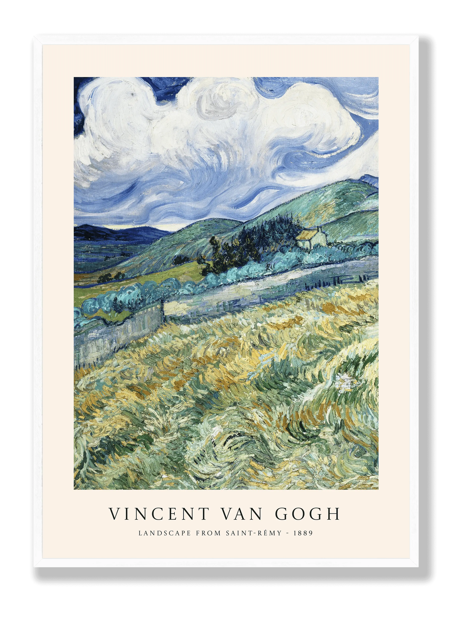 Van Gogh - Landscape from Saint-Rémy plakat