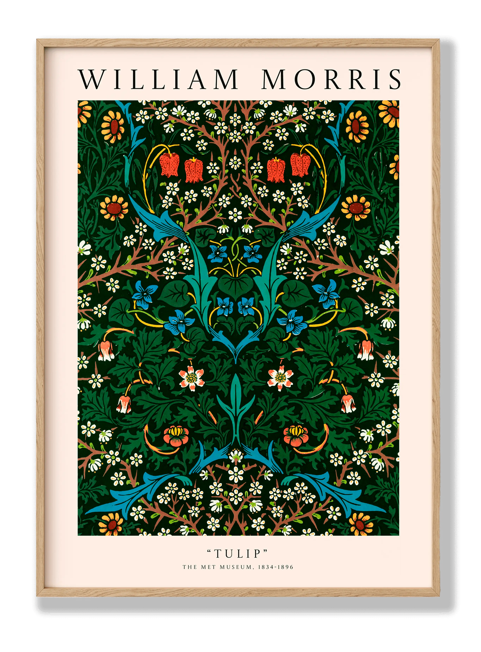 William Morris - Tulip plakat