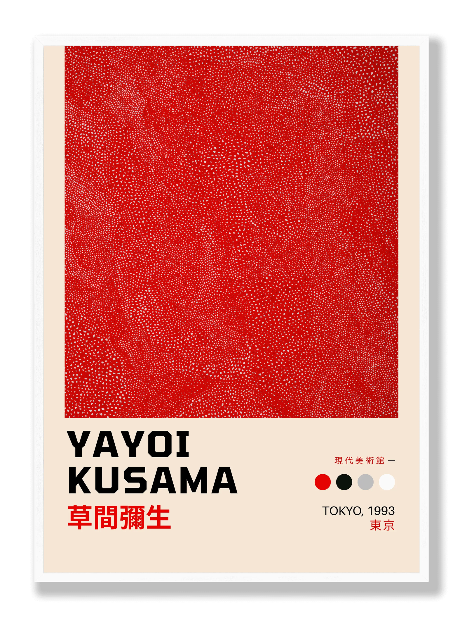 Yayoi Kusama - Tokyo 1993 plakat