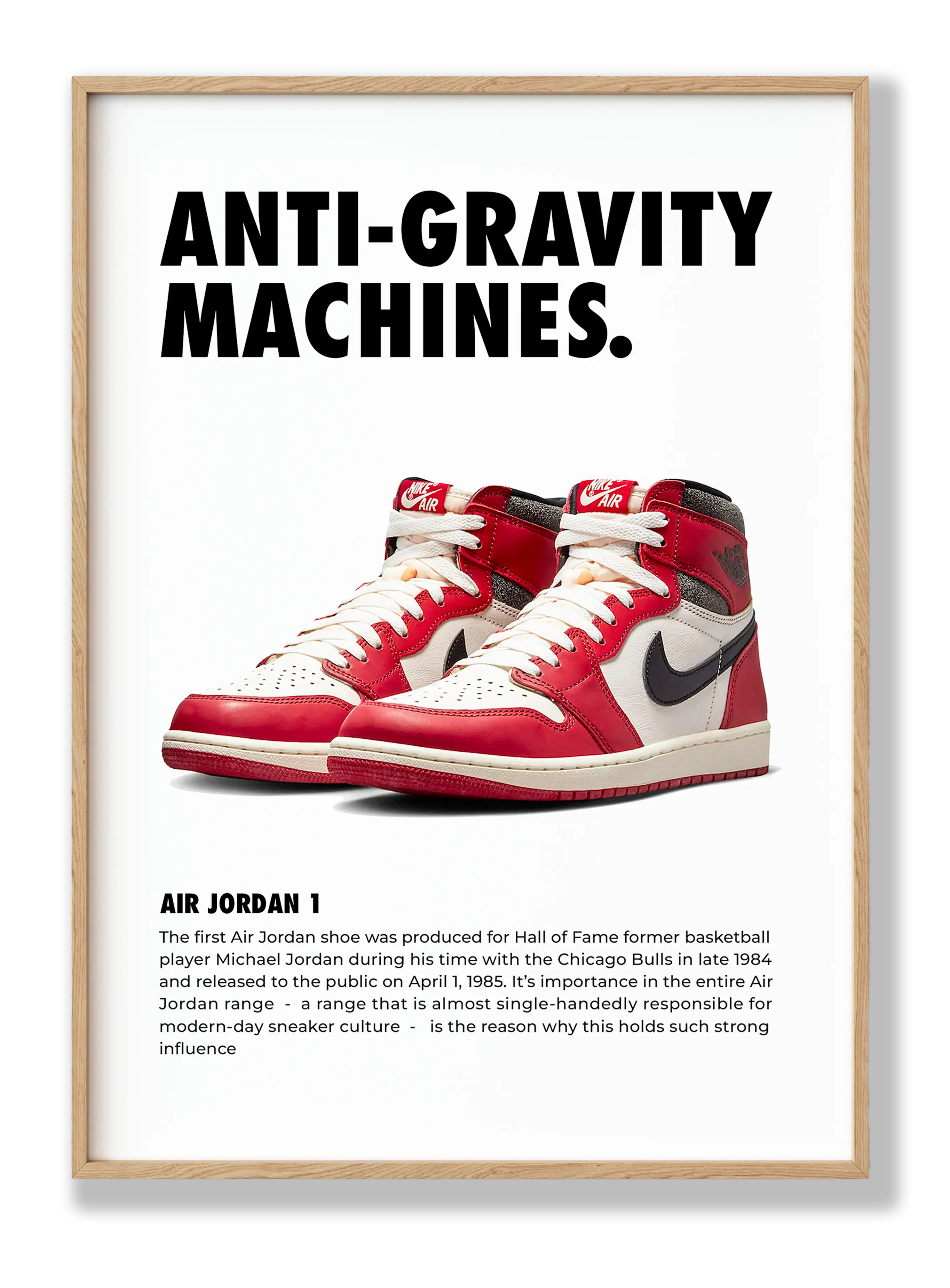 Anti Gravity Sneakers Plakat