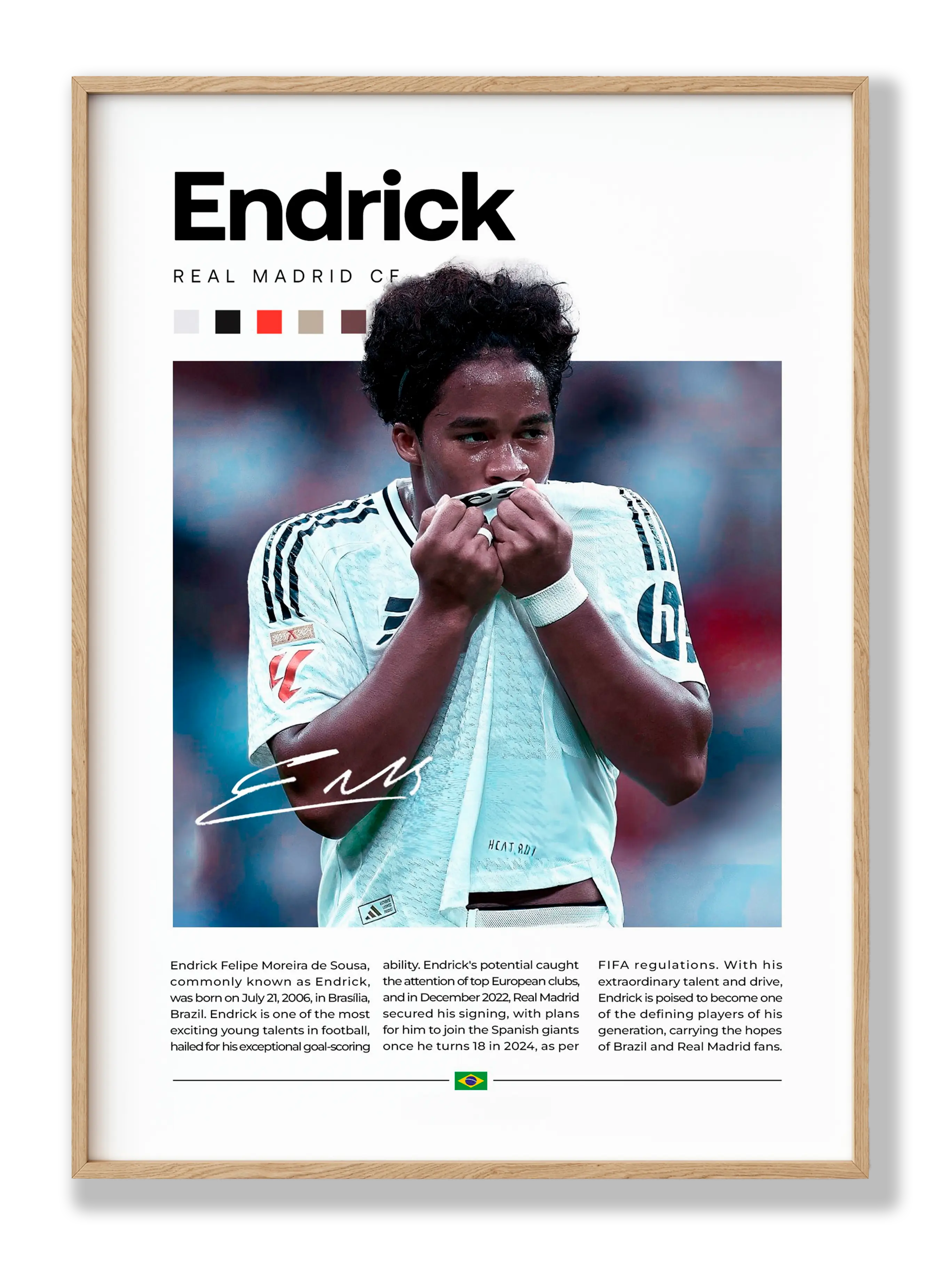 Endrick Felipe Plakat