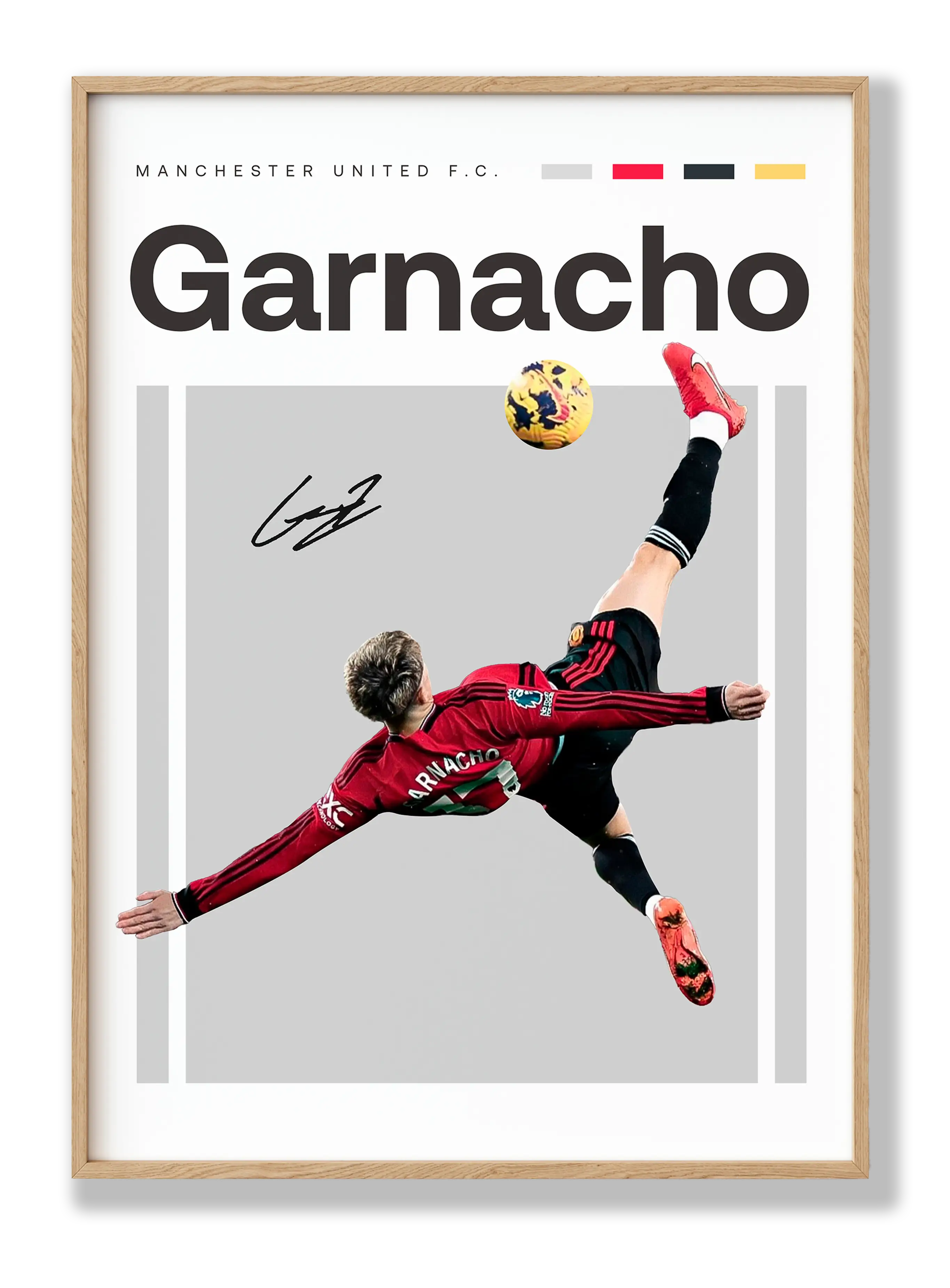 Alejandro Garnacho No. 2 Plakat