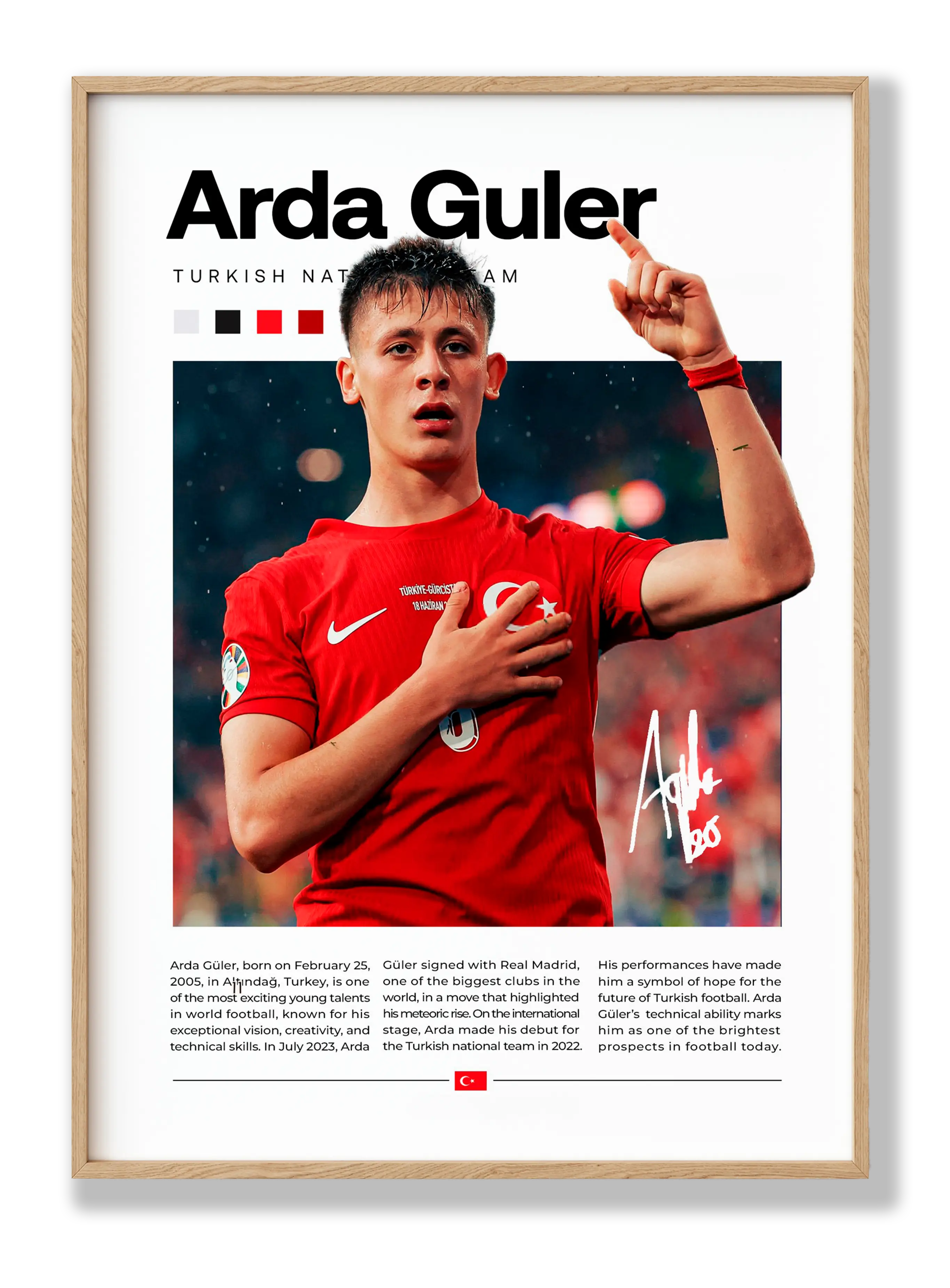 Arda Güler Plakat