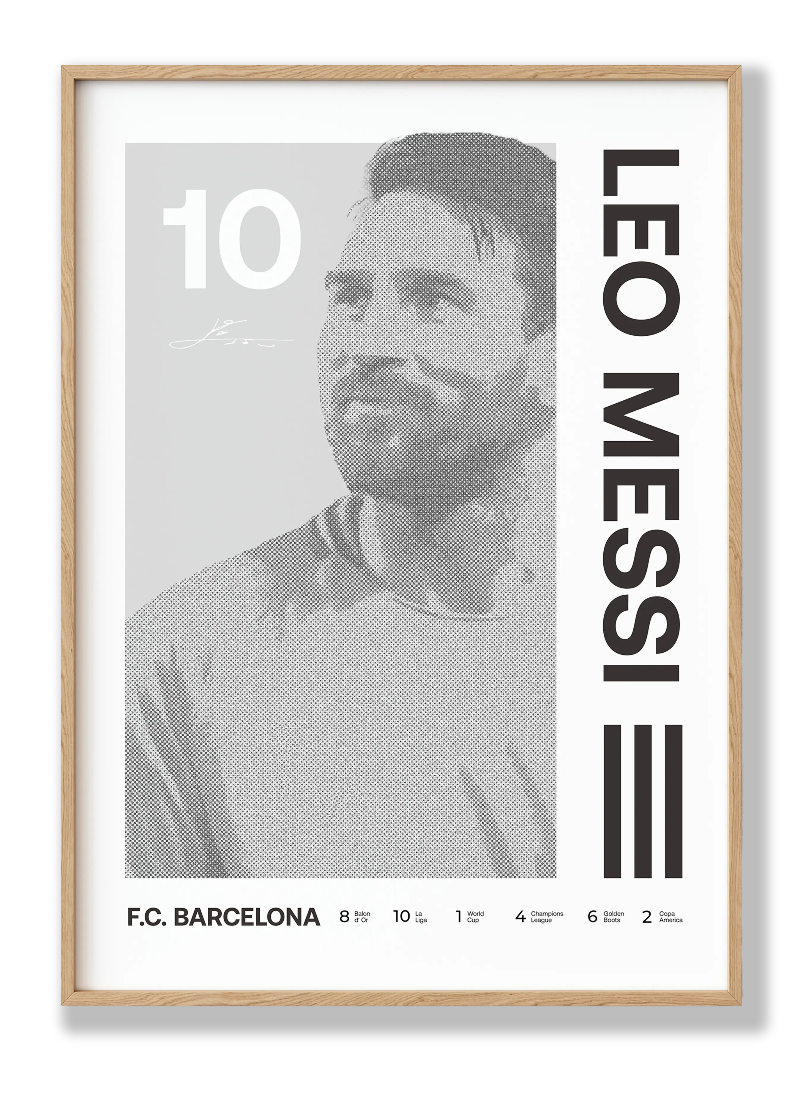 Lionel Messi No. 4 Plakat