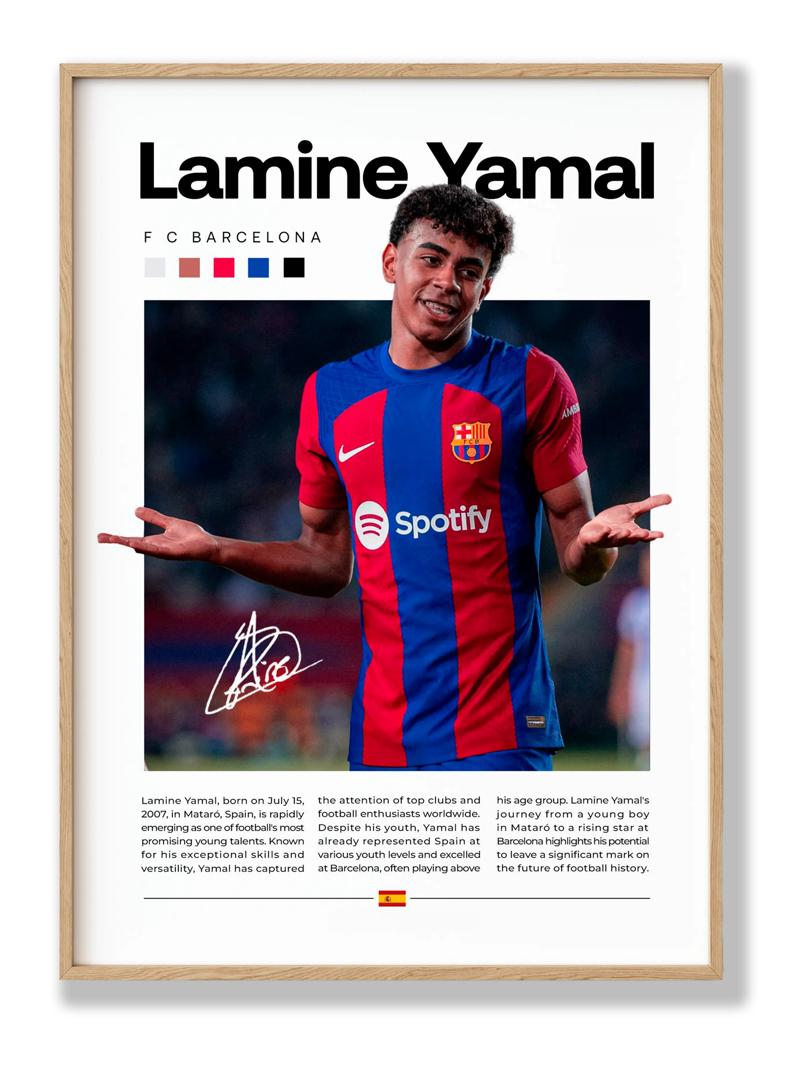 Lamine Yamal Plakat