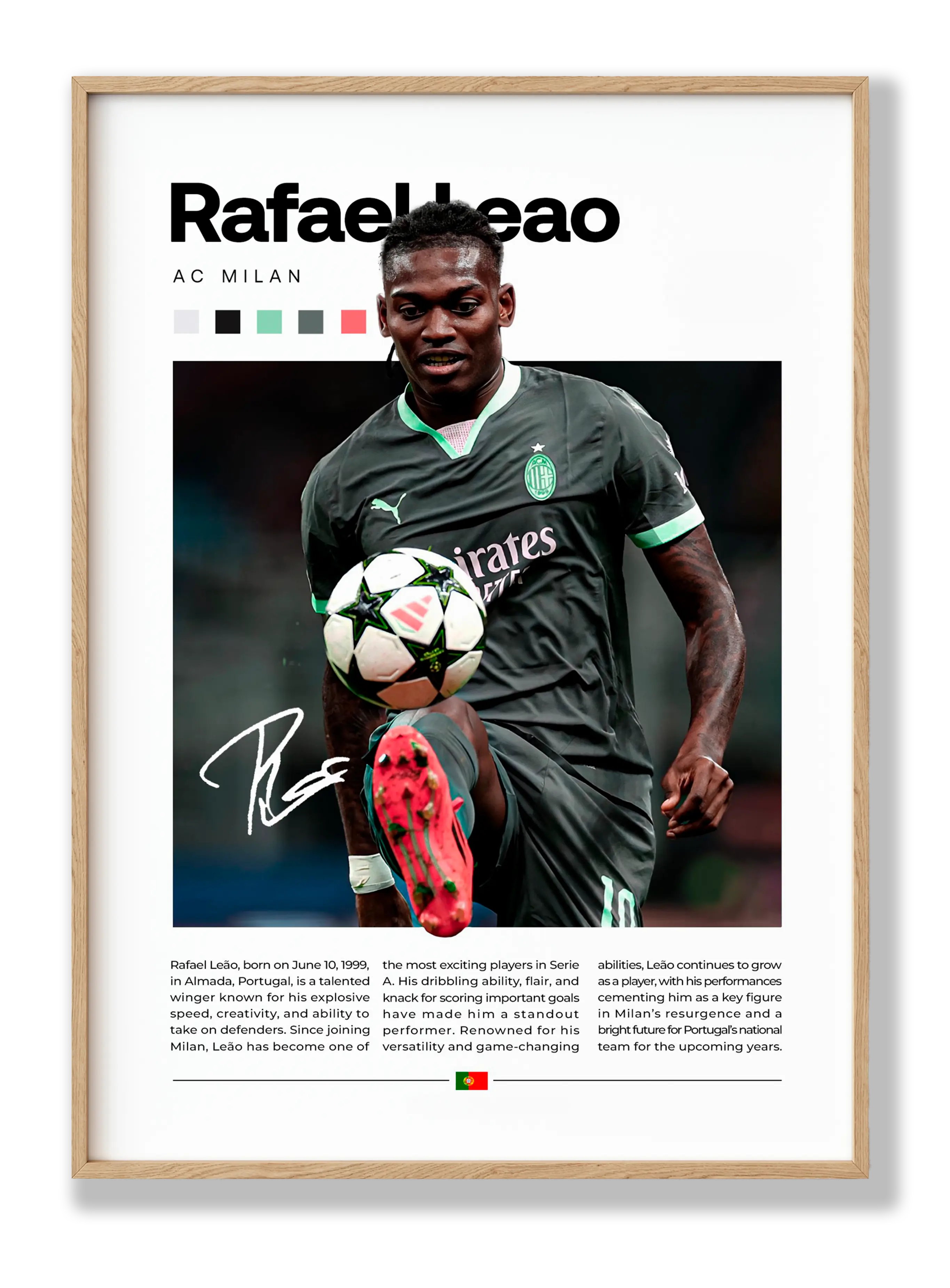 Rafael Leão Plakat