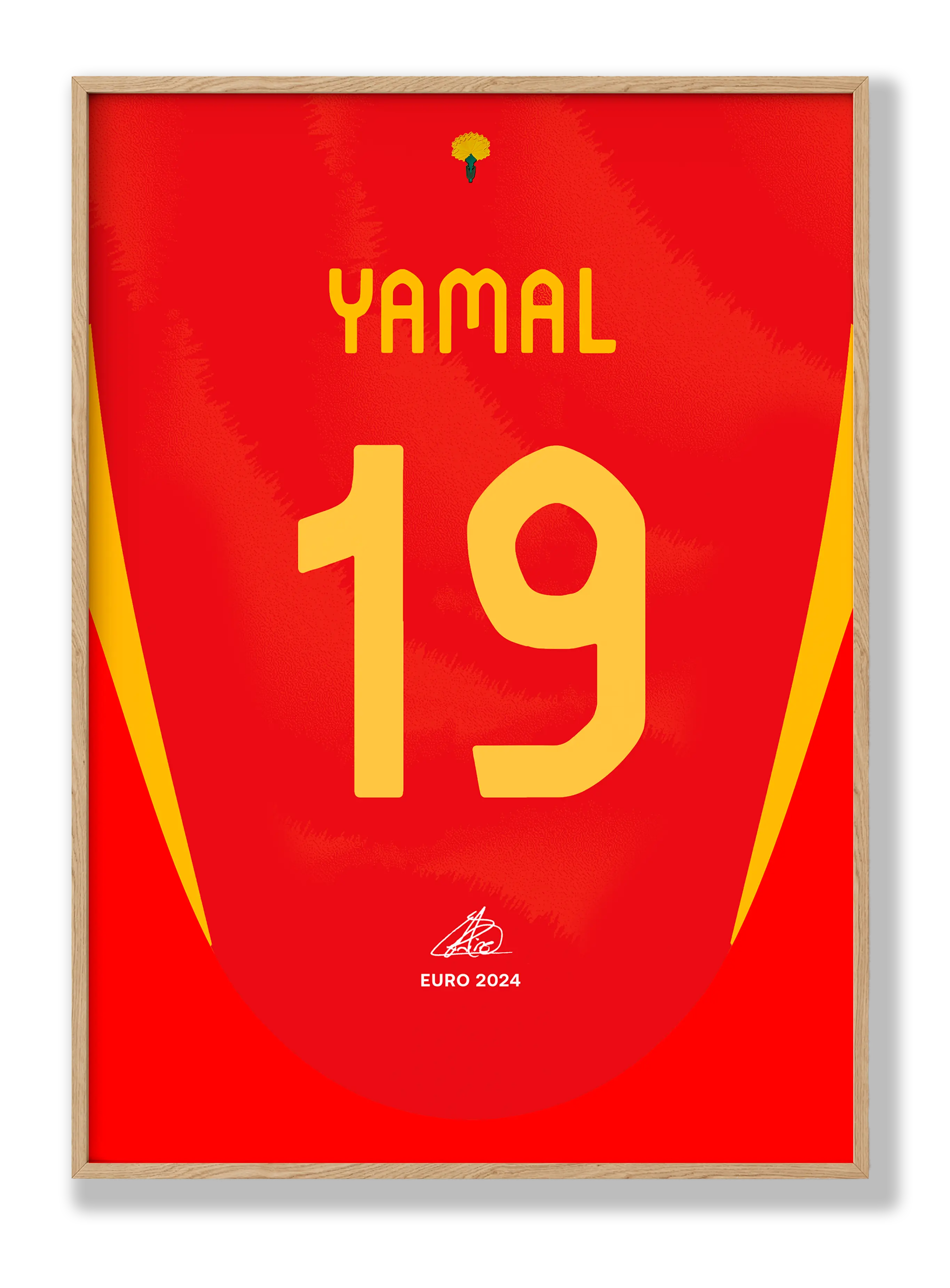 Lamine Yamal Shirt Plakat