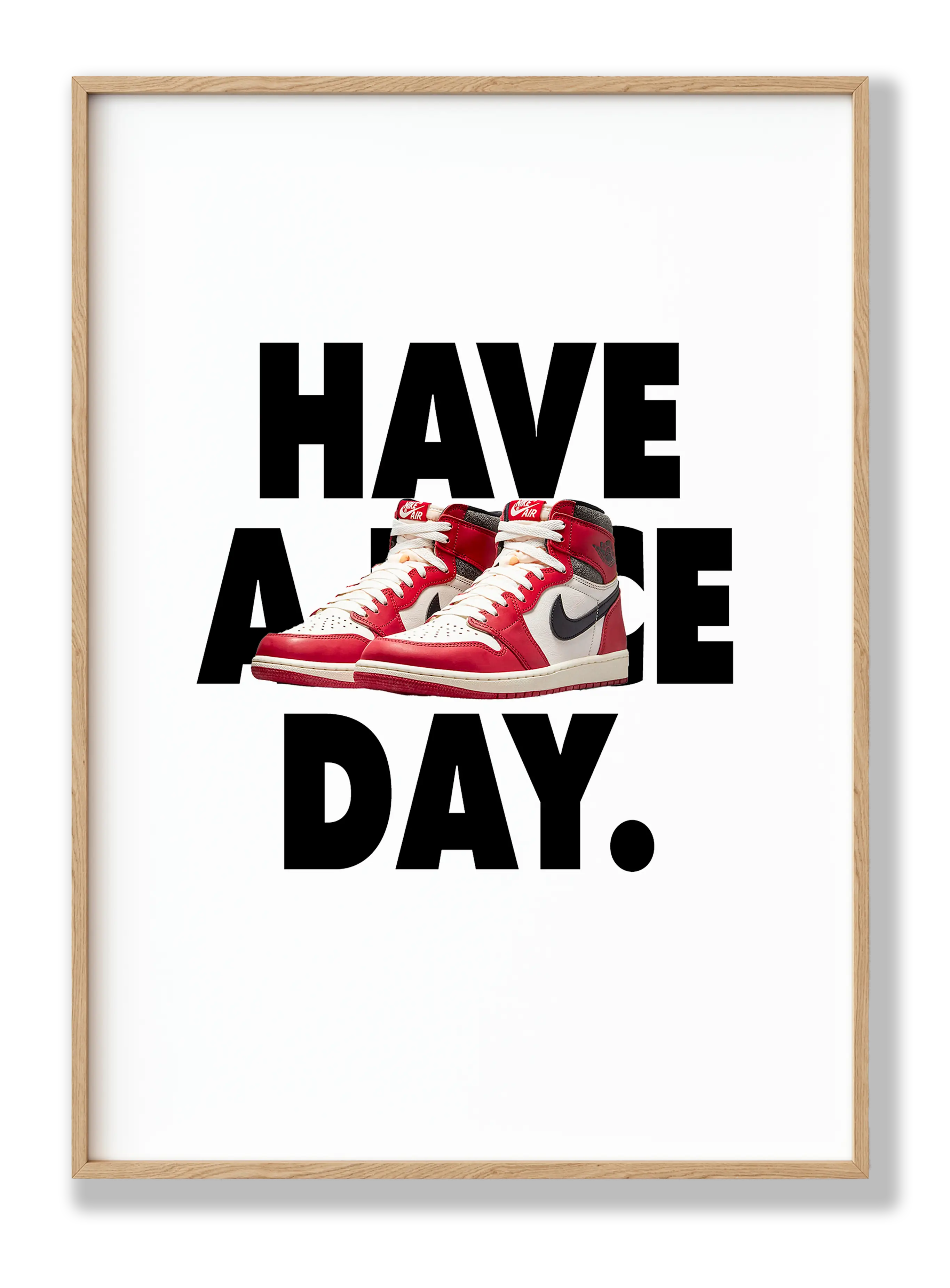 Nice Day Sneakers Plakat