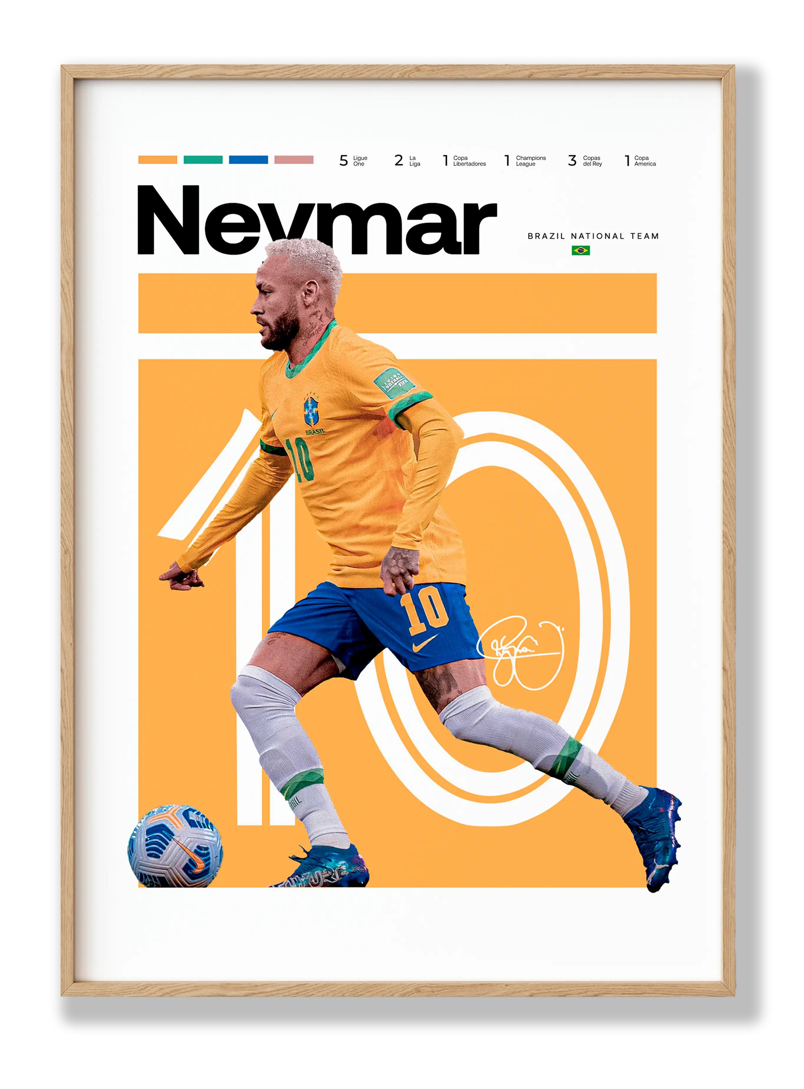 Neymar No. 3 Plakat