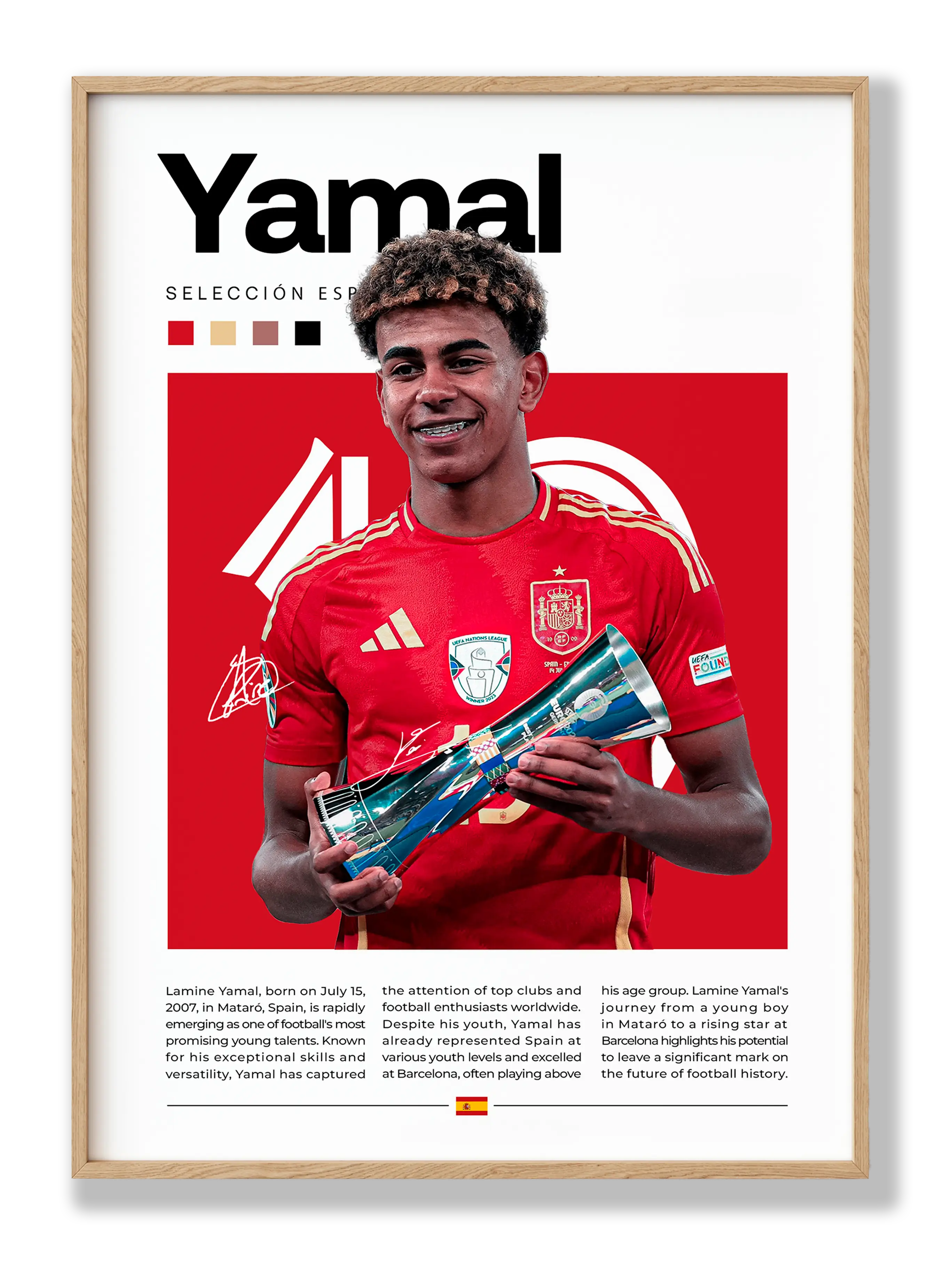 Lamine Yamal No. 2 Plakat