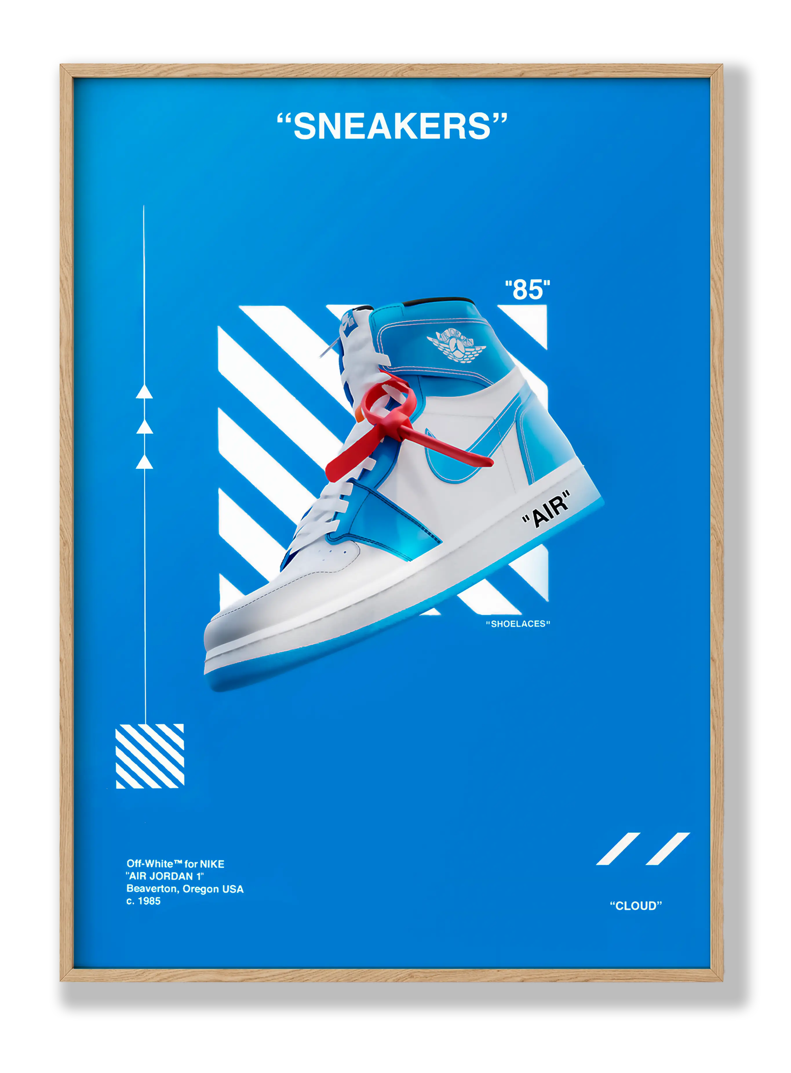 Off-White Sneakers Plakat