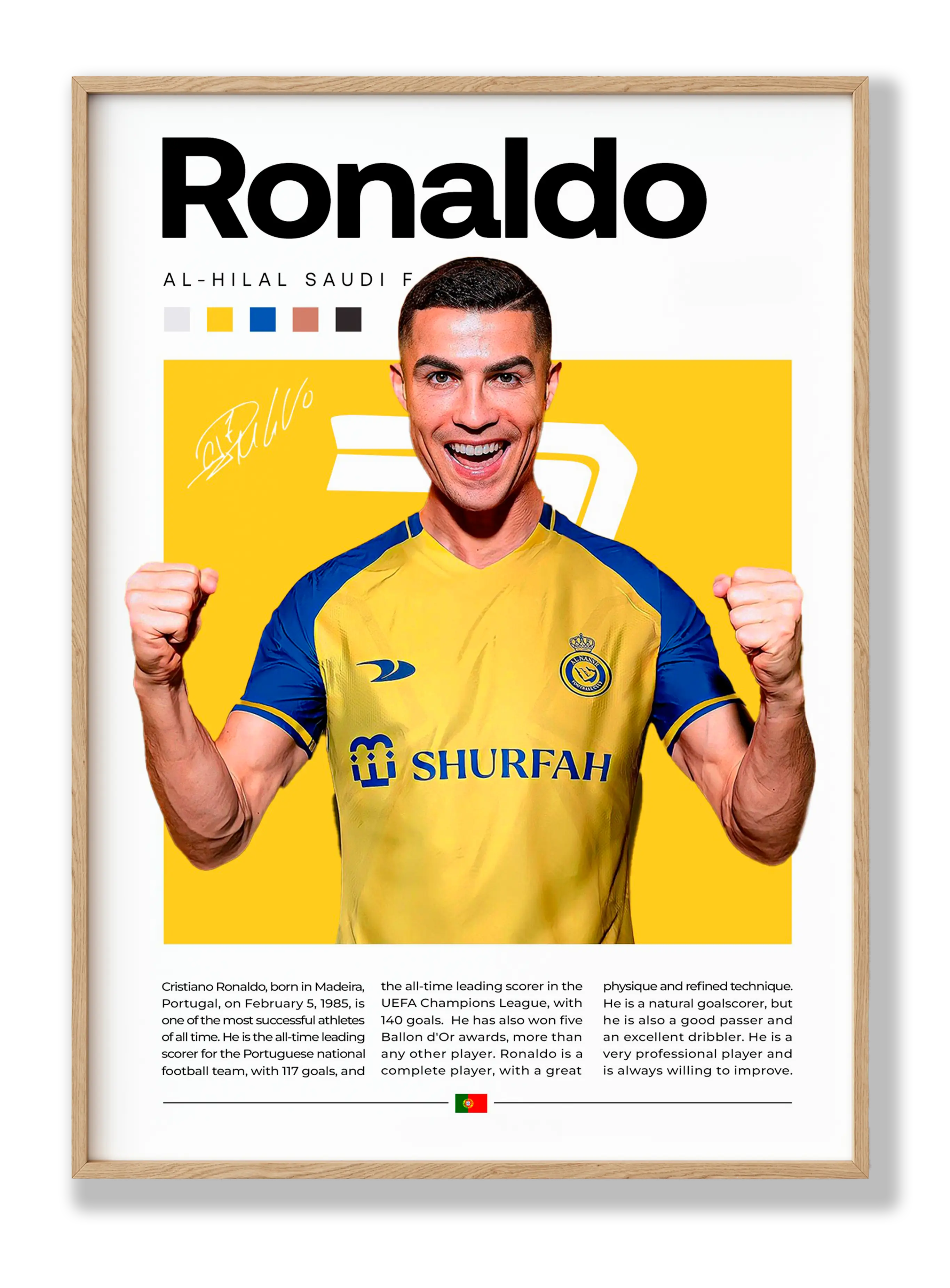 Cristiano Ronaldo No. 2 Plakat