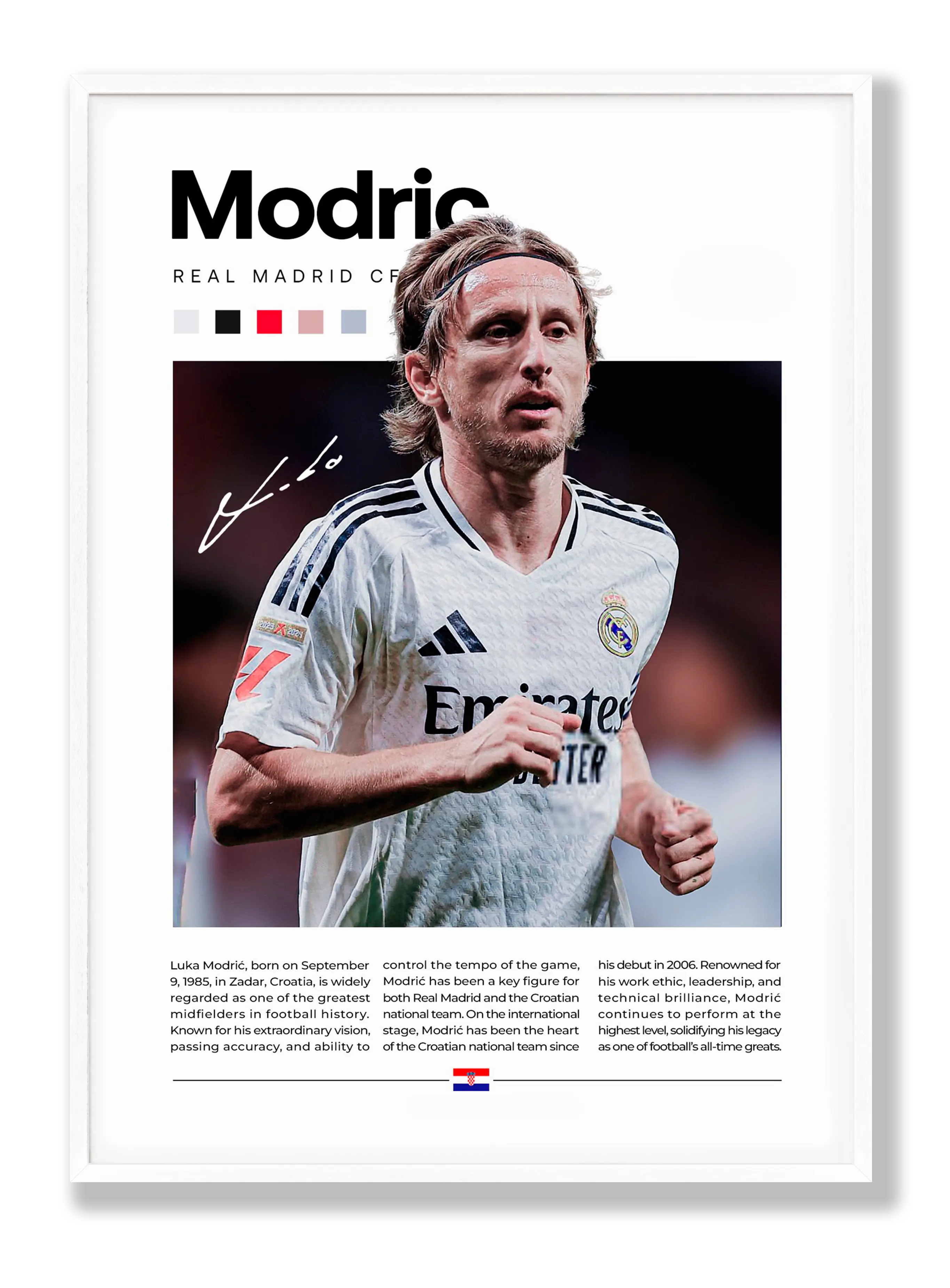 Luka Modrić Plakat