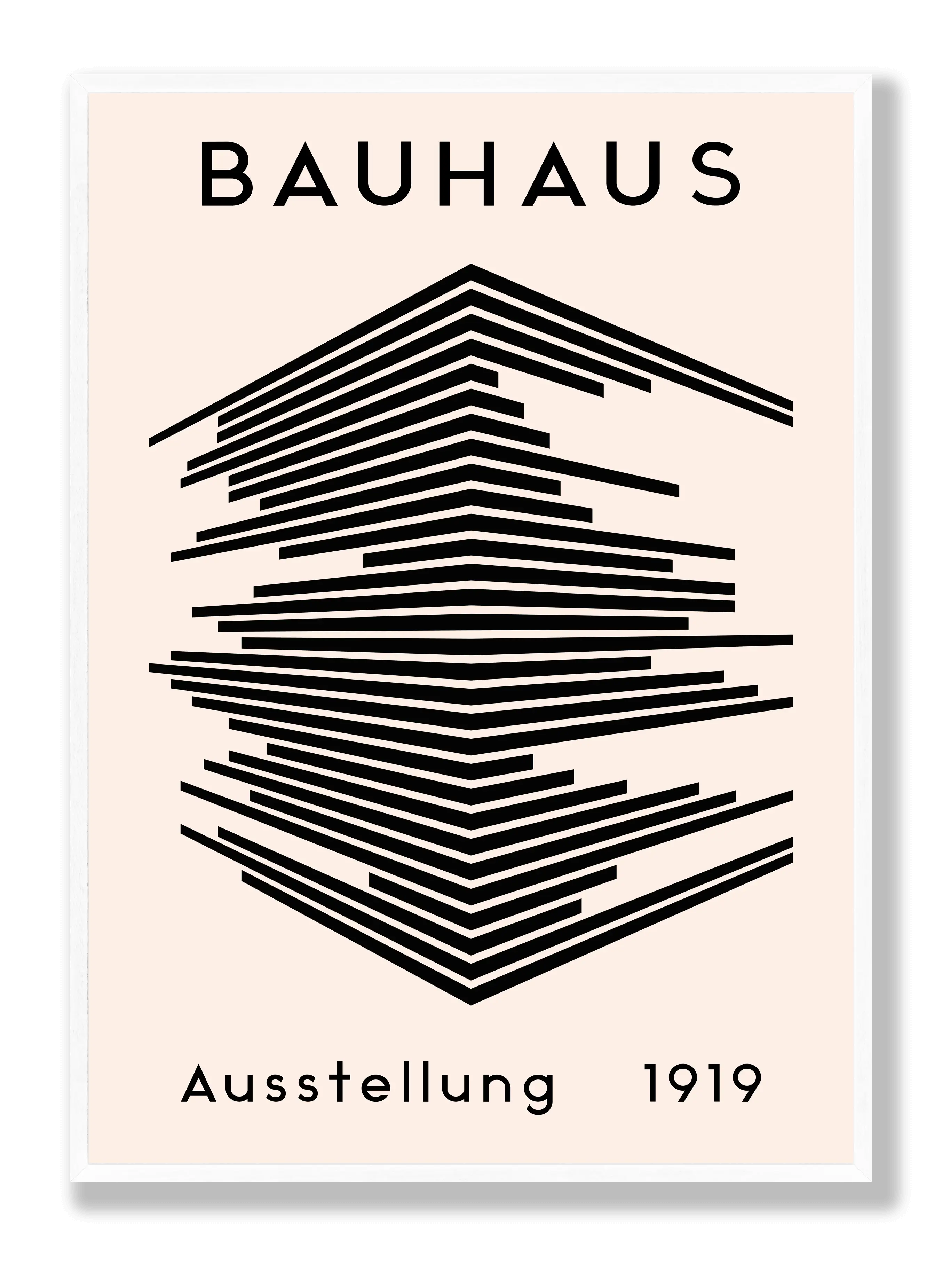 Bauhaus 1919 Stripes Plakat