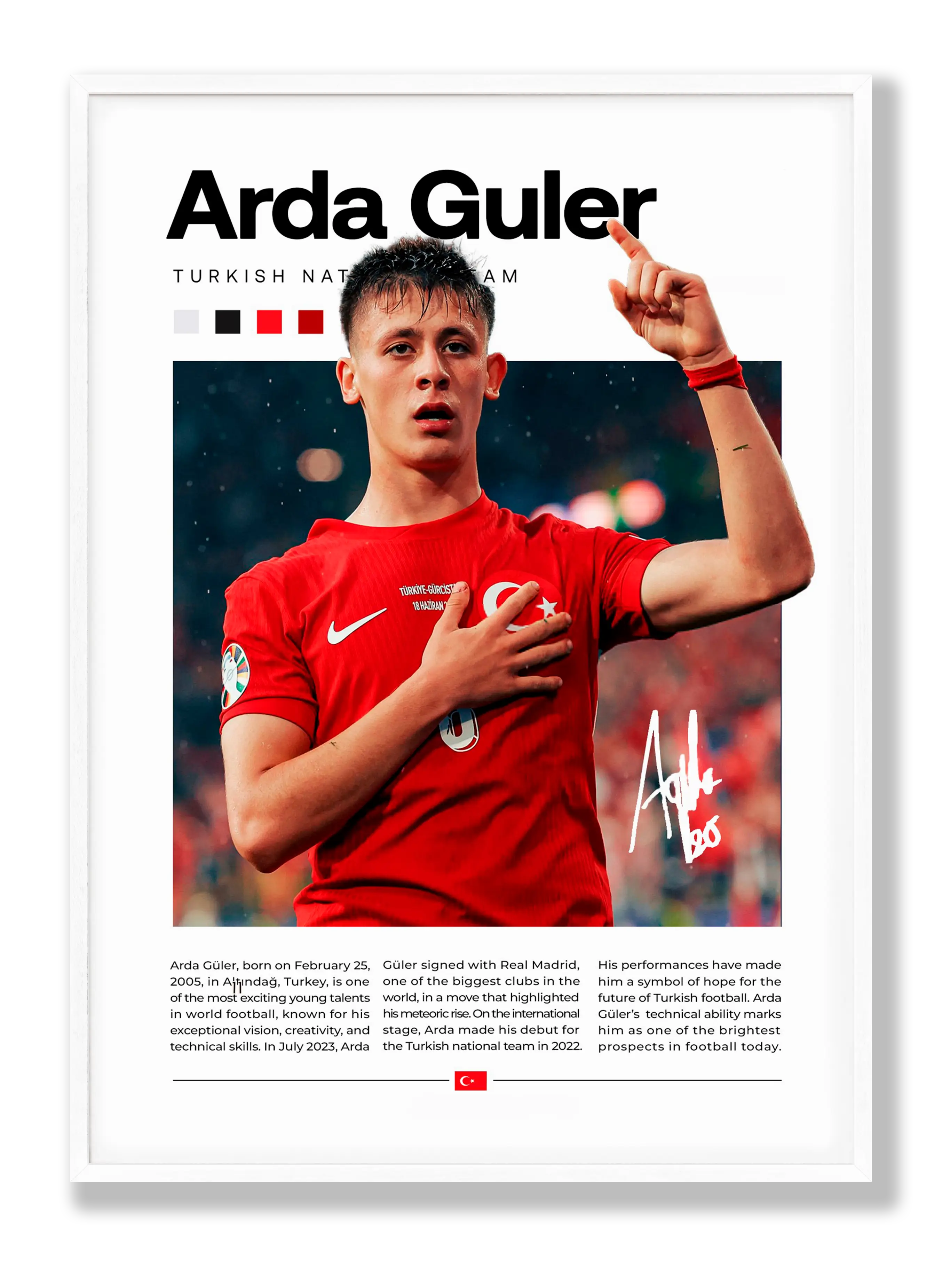 Arda Güler Plakat