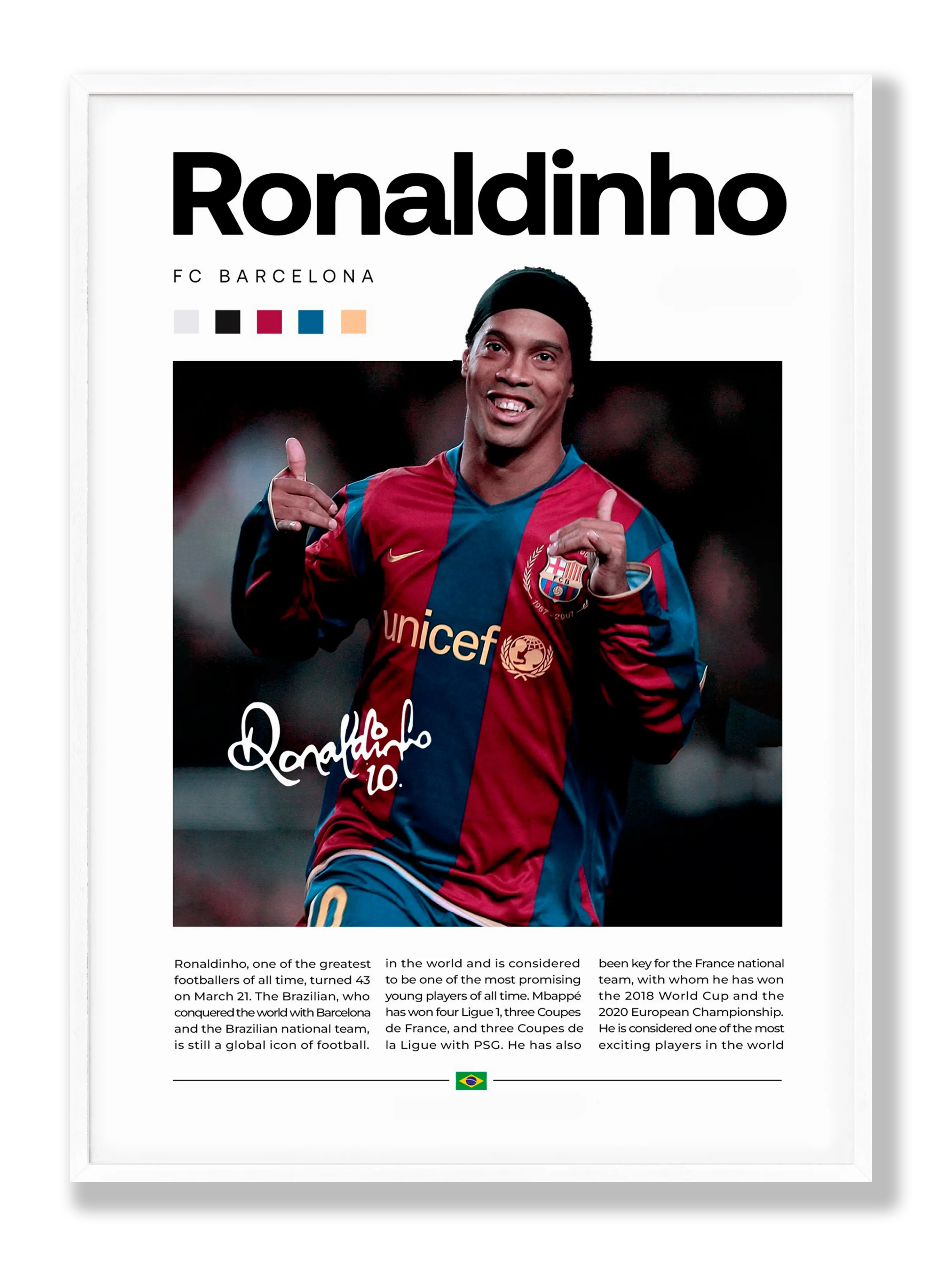 Ronaldinho Plakat