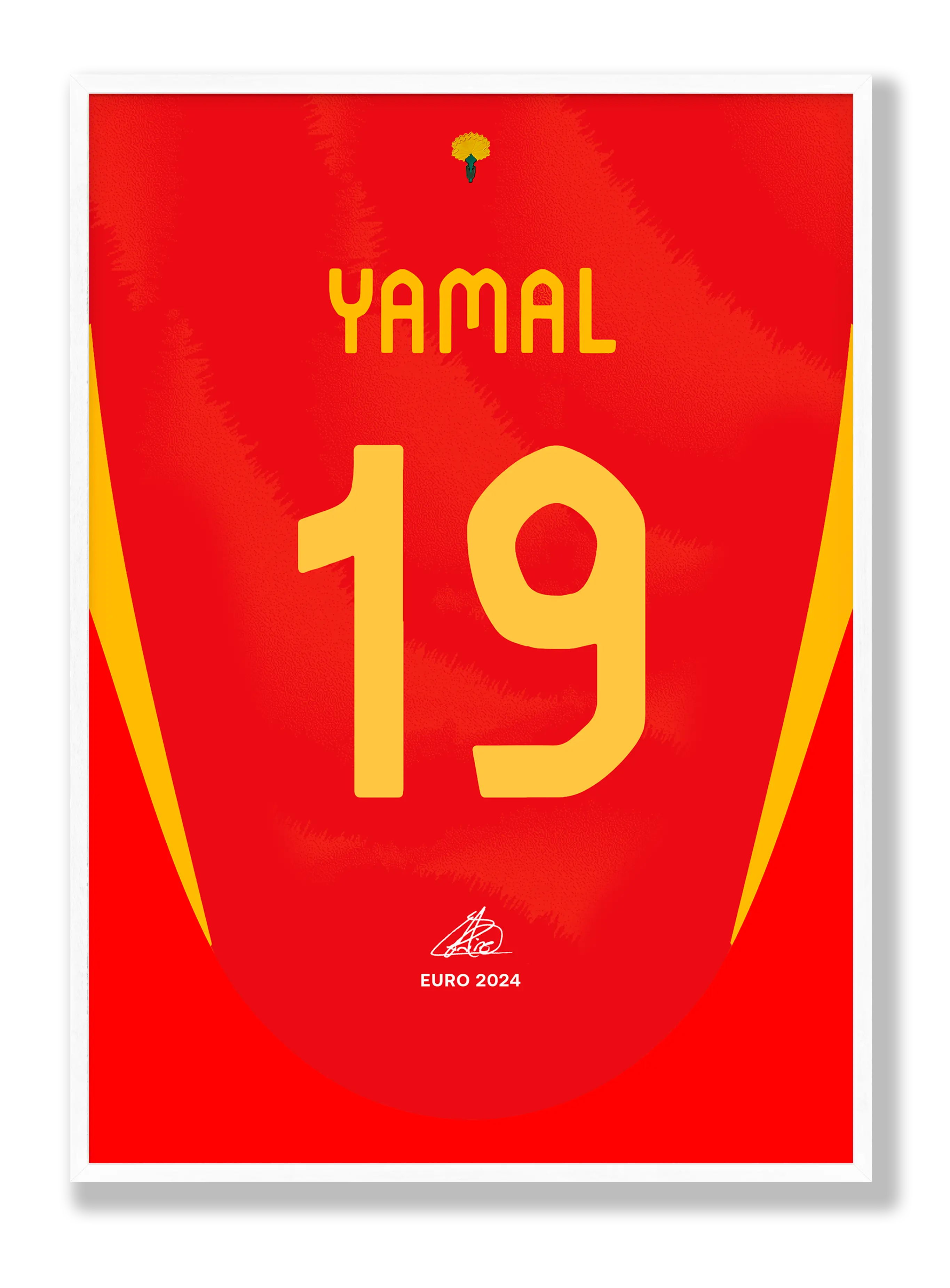 Lamine Yamal Shirt Plakat