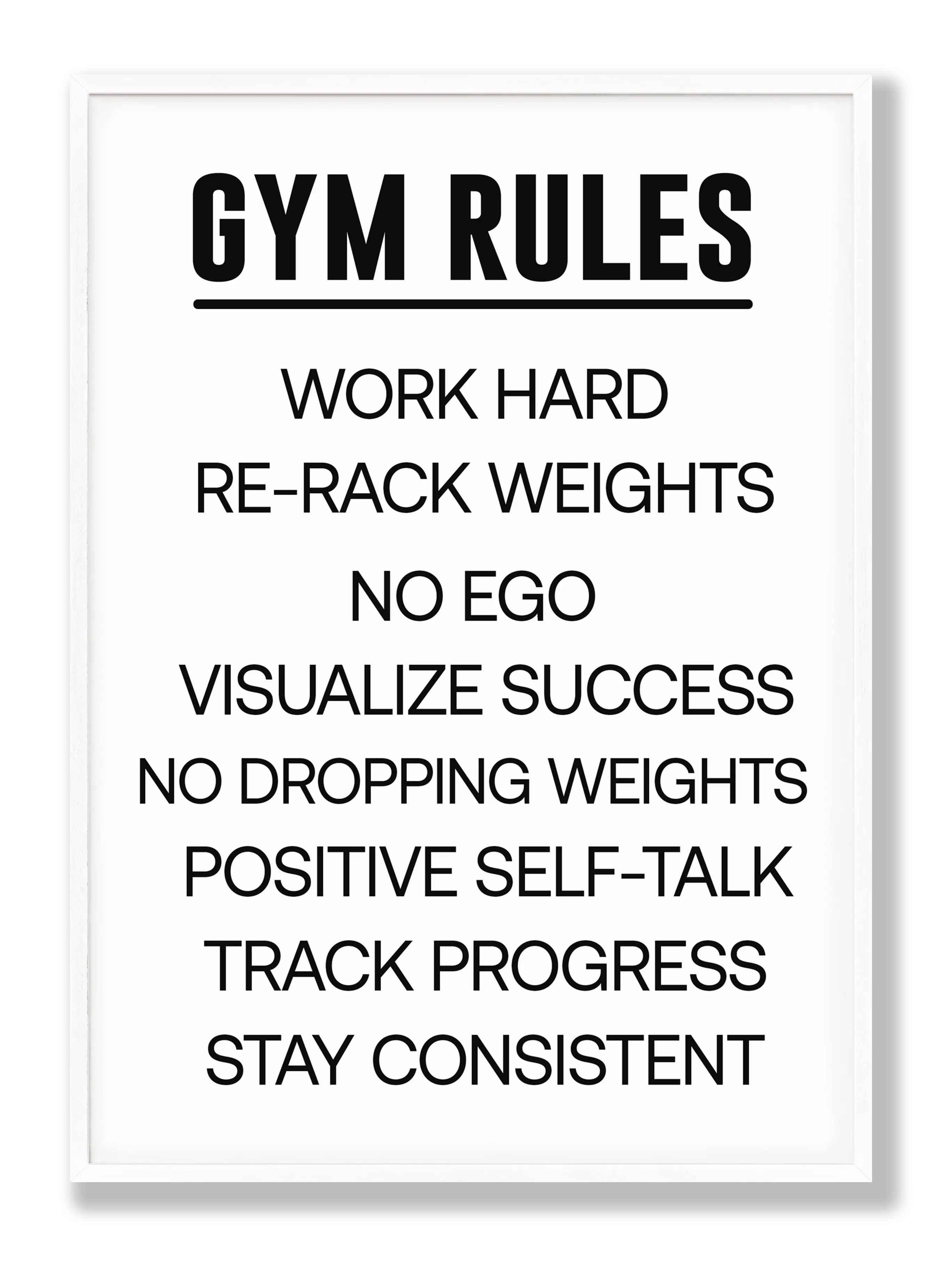 Gym Rules