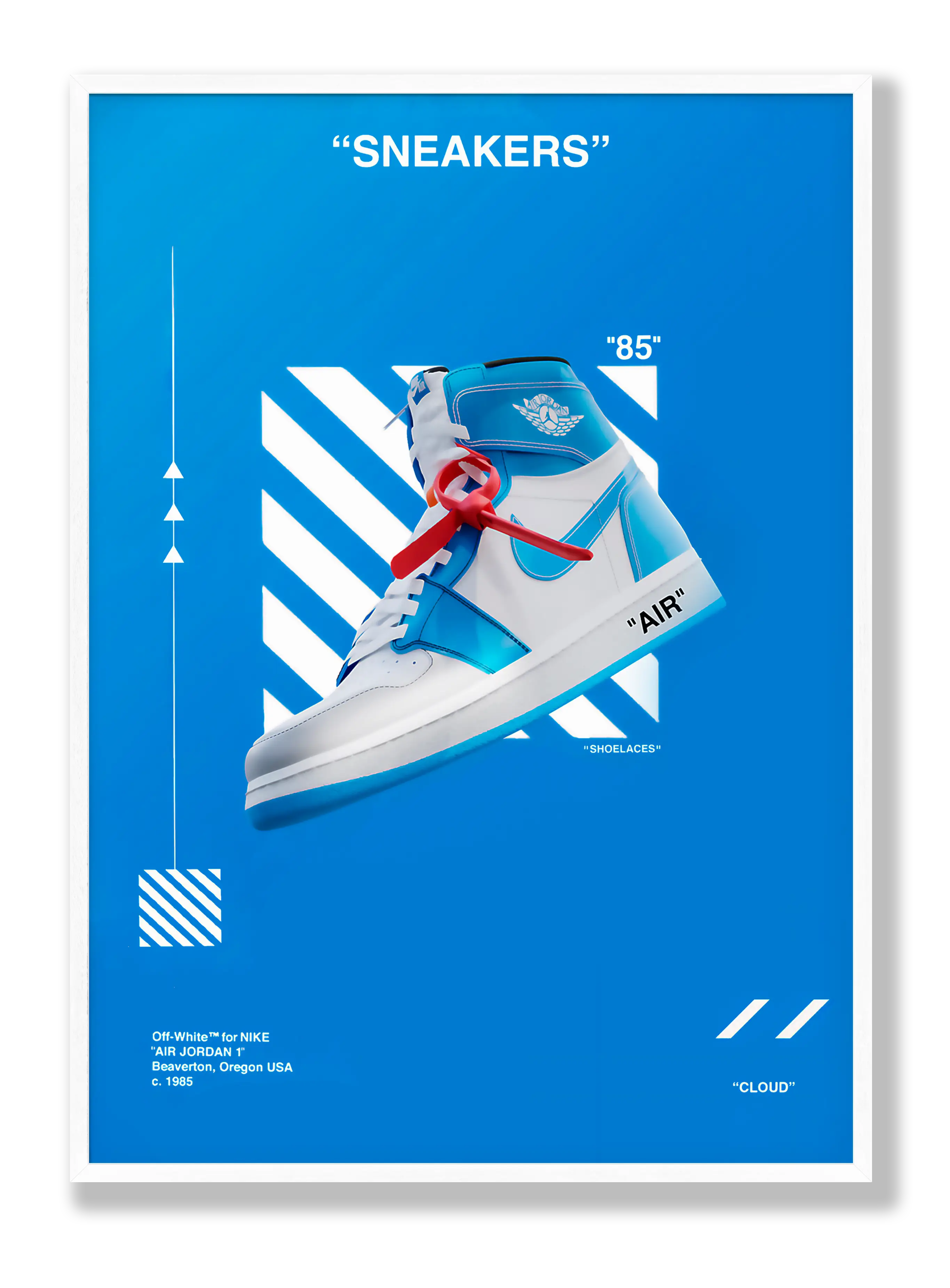 Off-White Sneakers Plakat