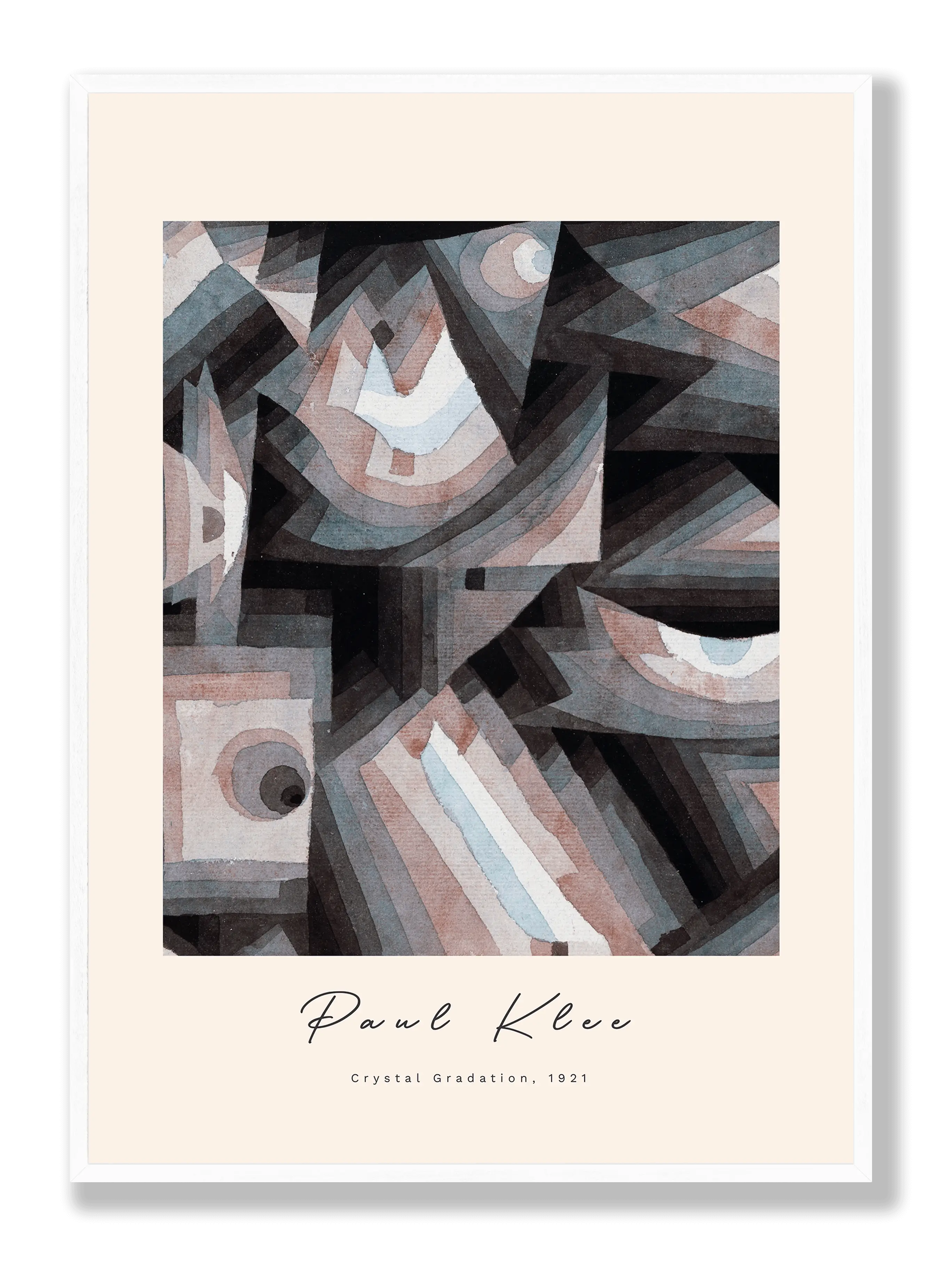 Paul Klee - Crystal Gradiation Plakat