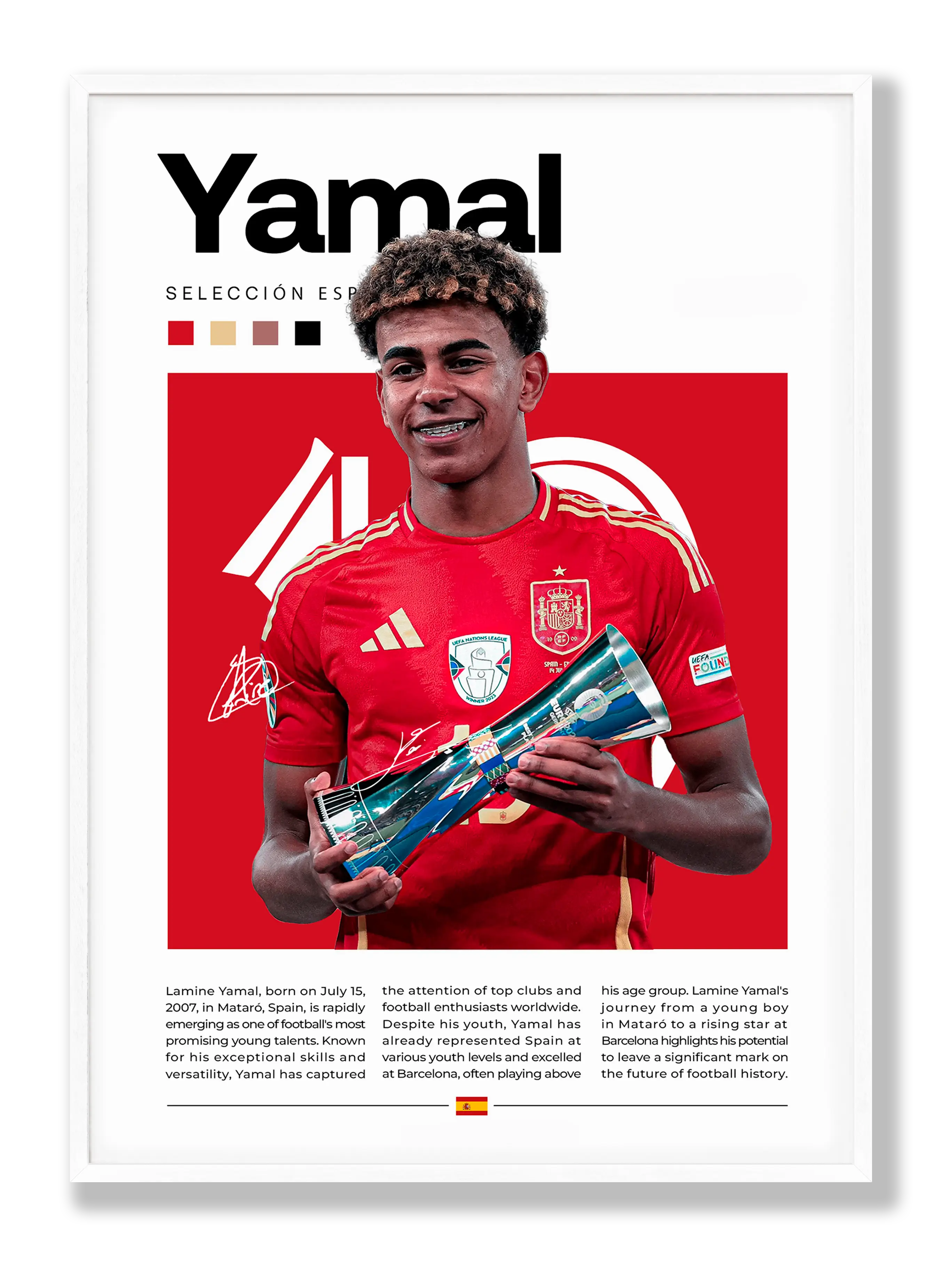 Lamine Yamal No. 2 Plakat