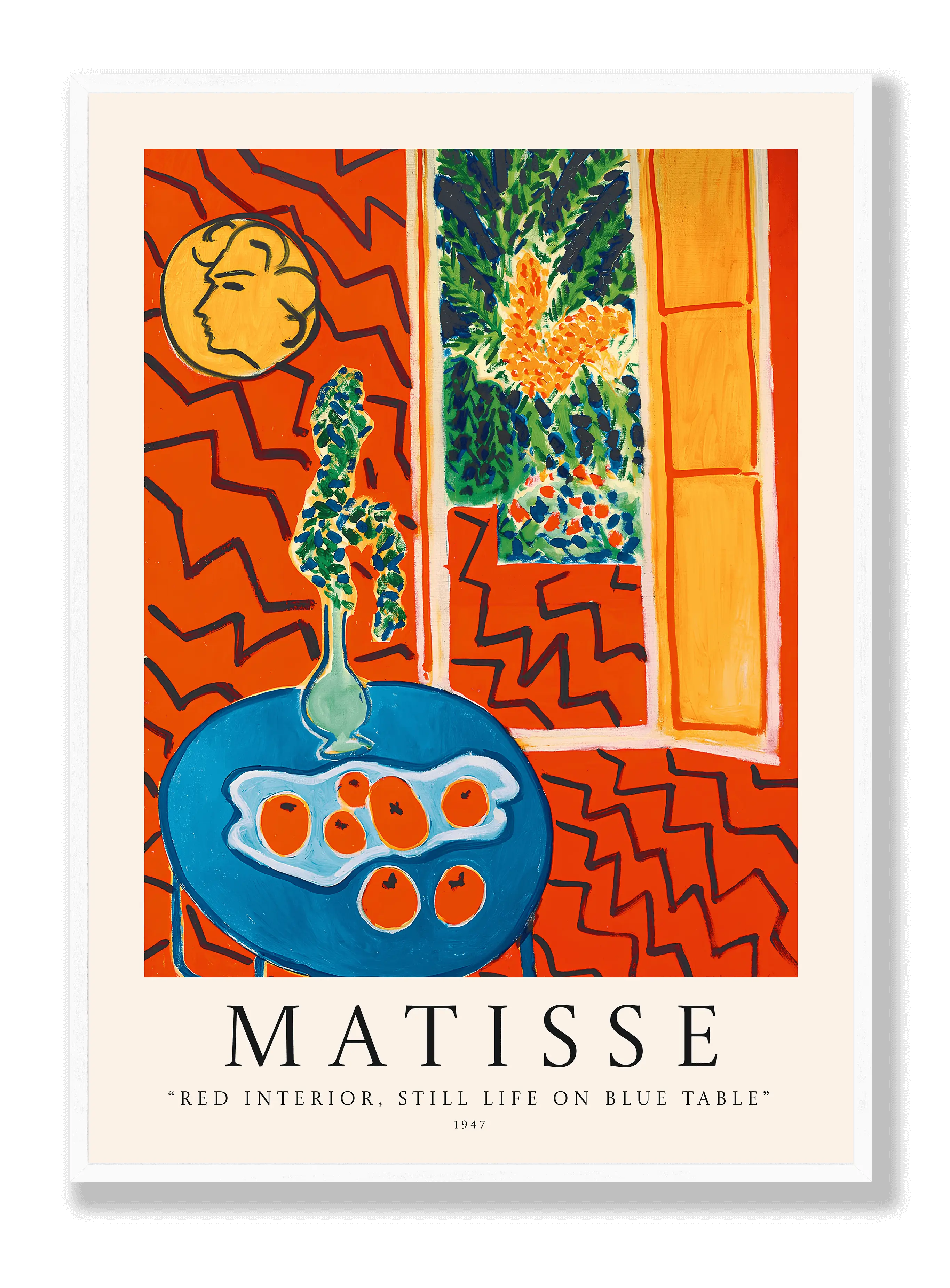 Henri Matisse - Red Interior. Still Life on a Blue Table Plakat