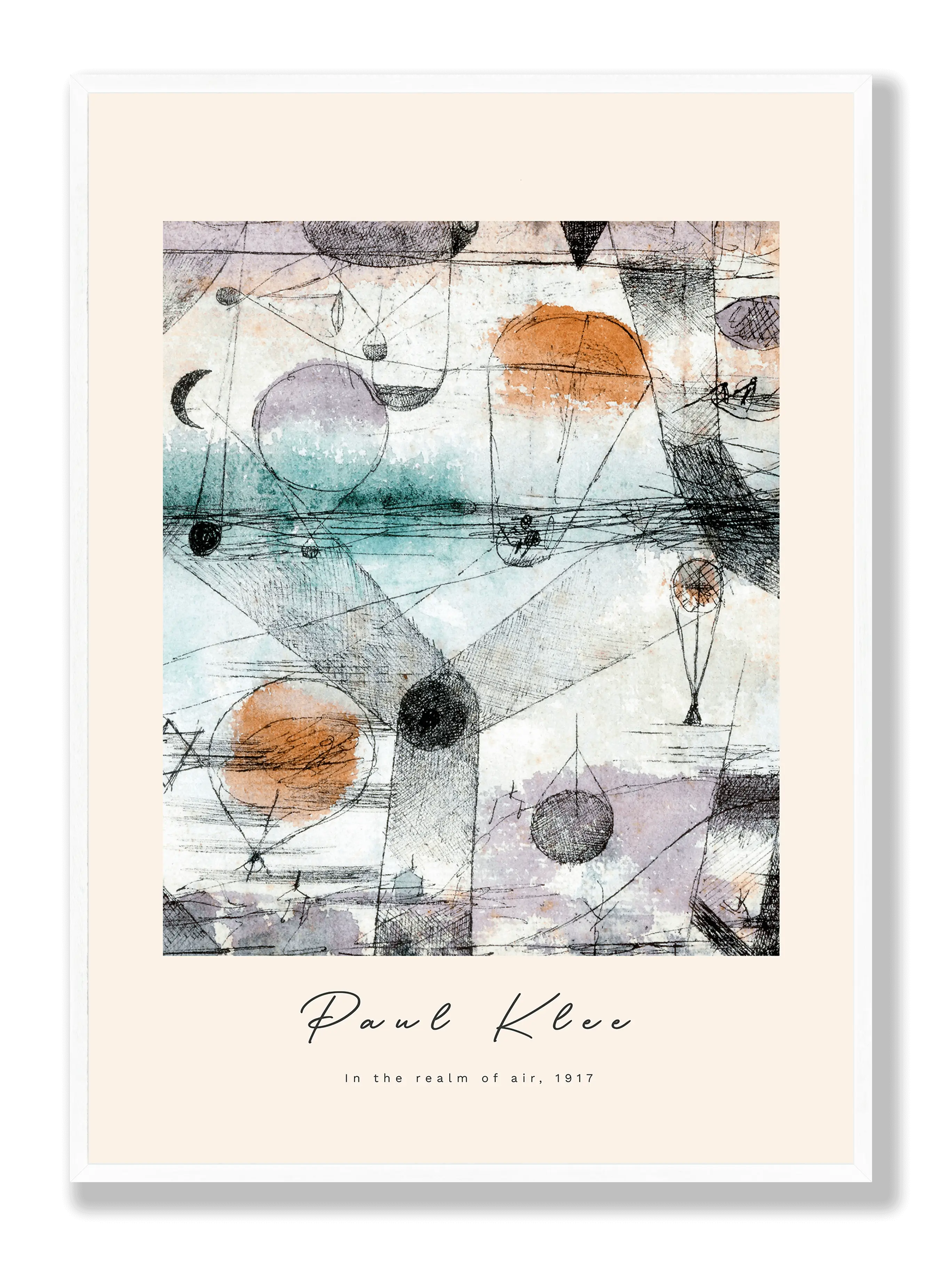 Paul Klee - In The Realm Of Air Plakat