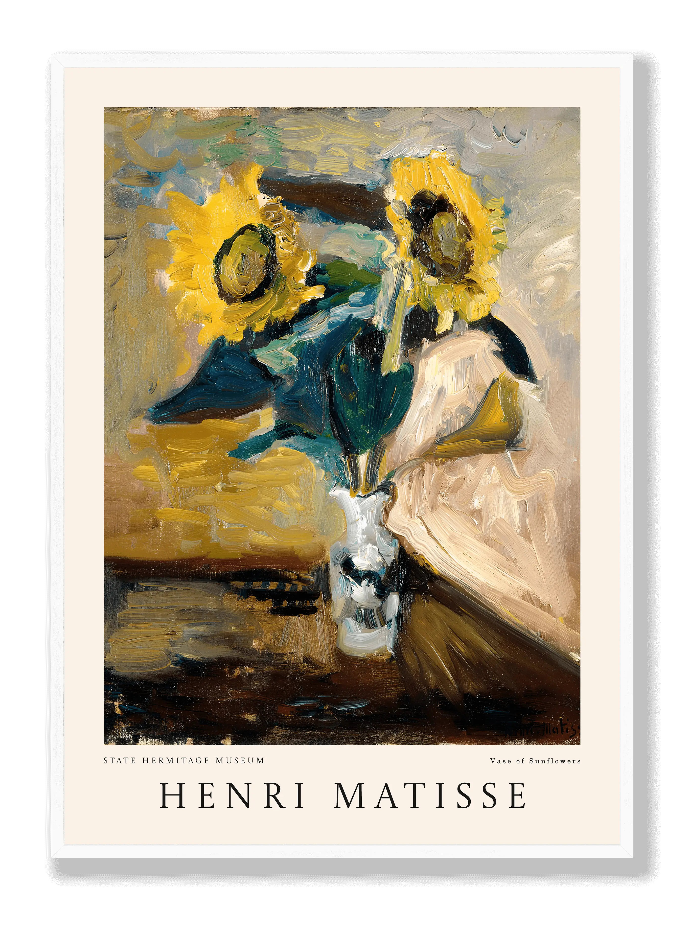 Henri Matisse - Vase Of Sunflowers Plakat