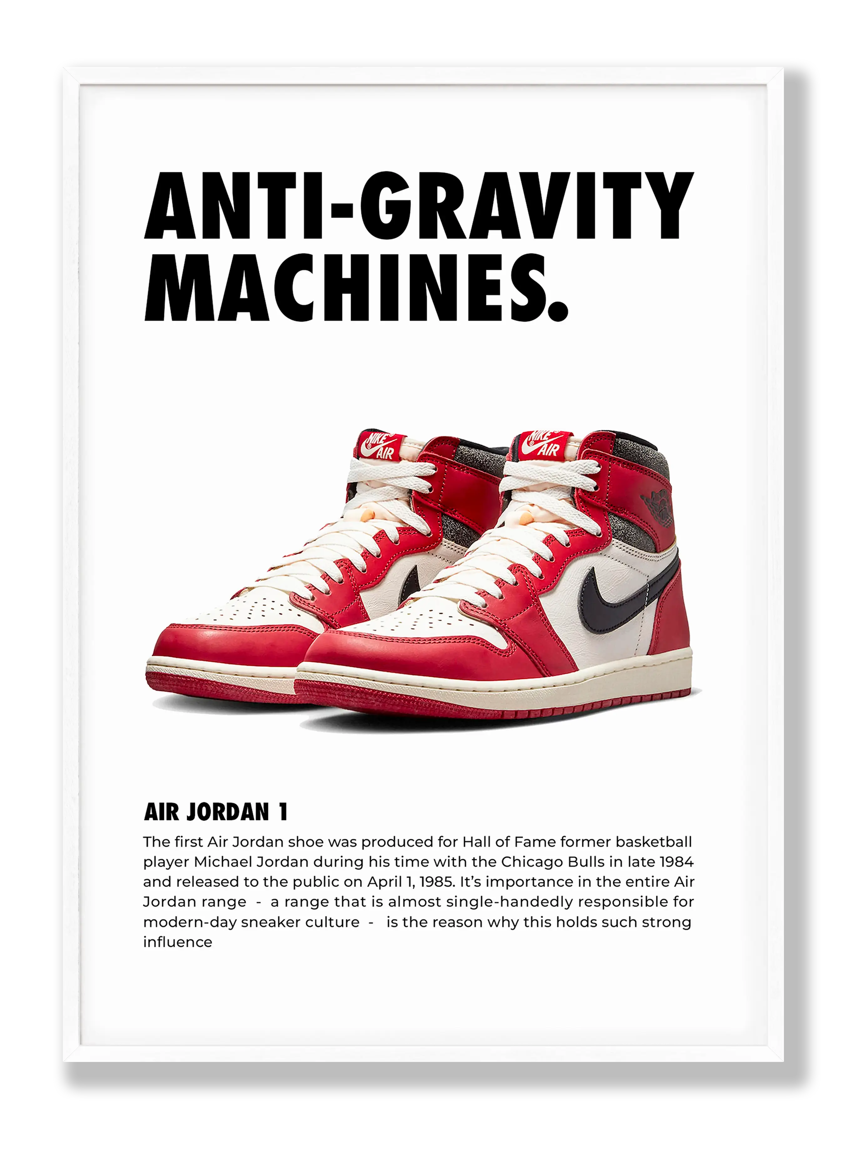 Anti Gravity Sneakers Plakat