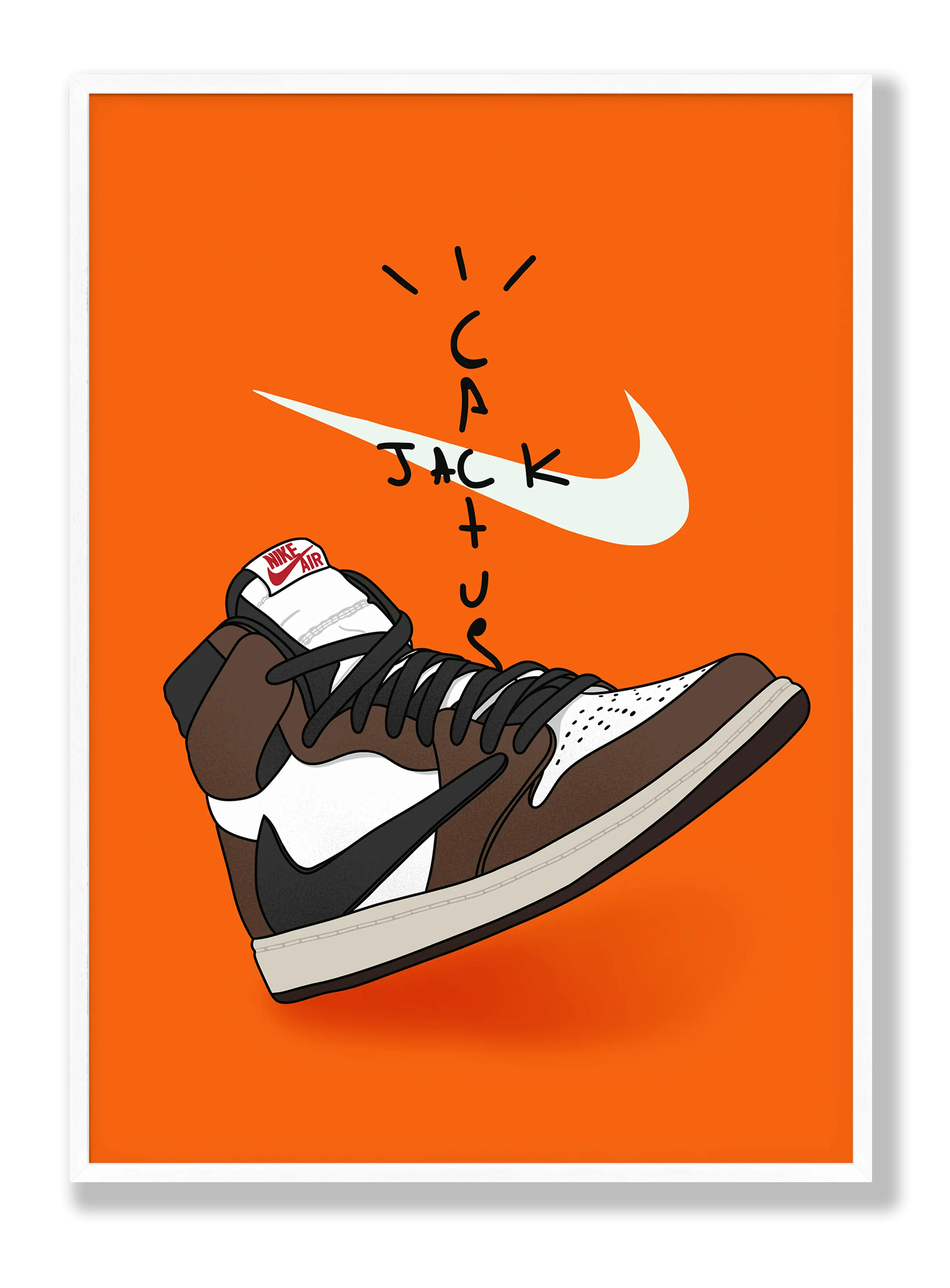 Jordan 1 ''Travis Scott'' Plakat