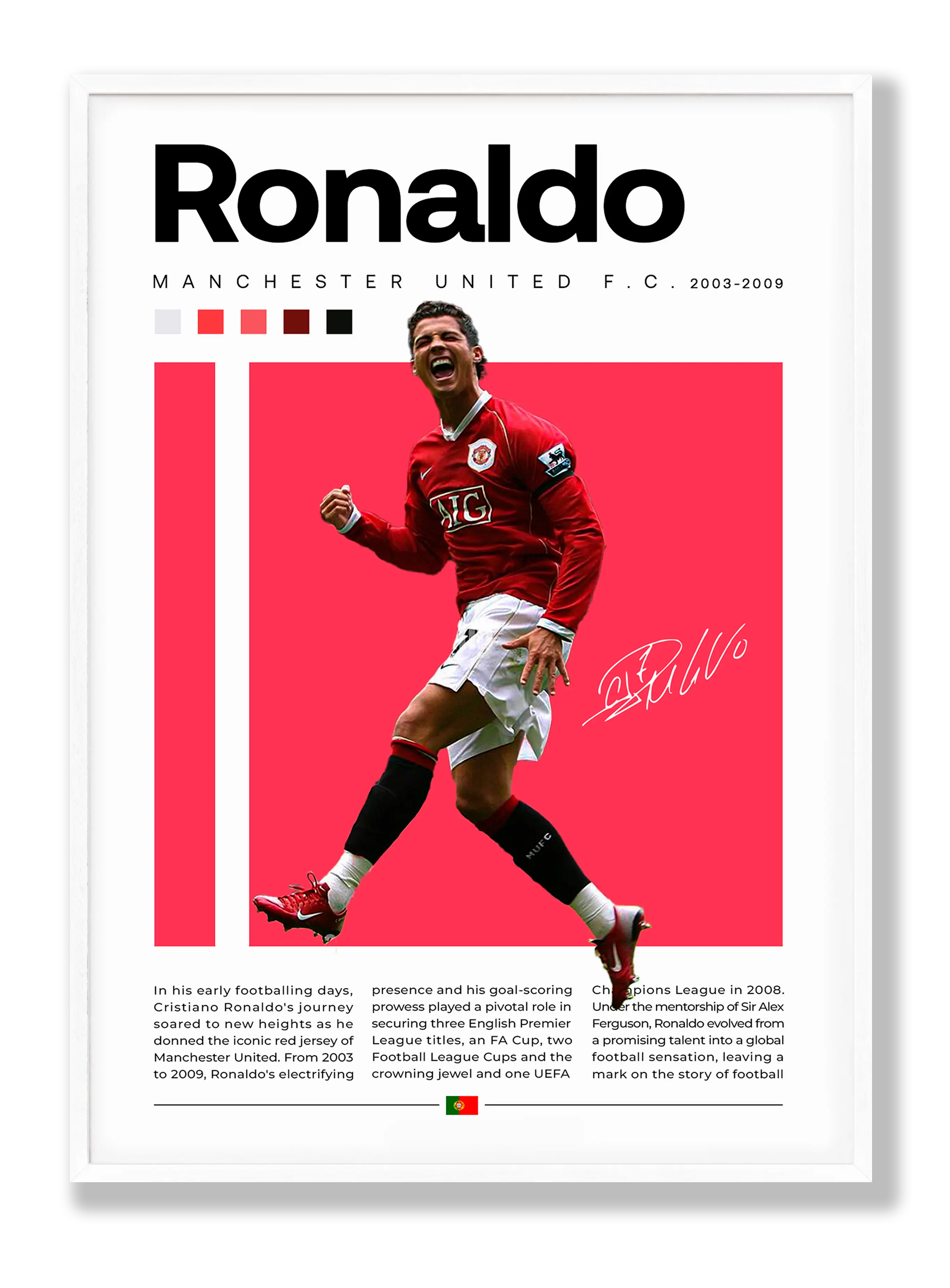 Cristiano Ronaldo No. 7 Plakat