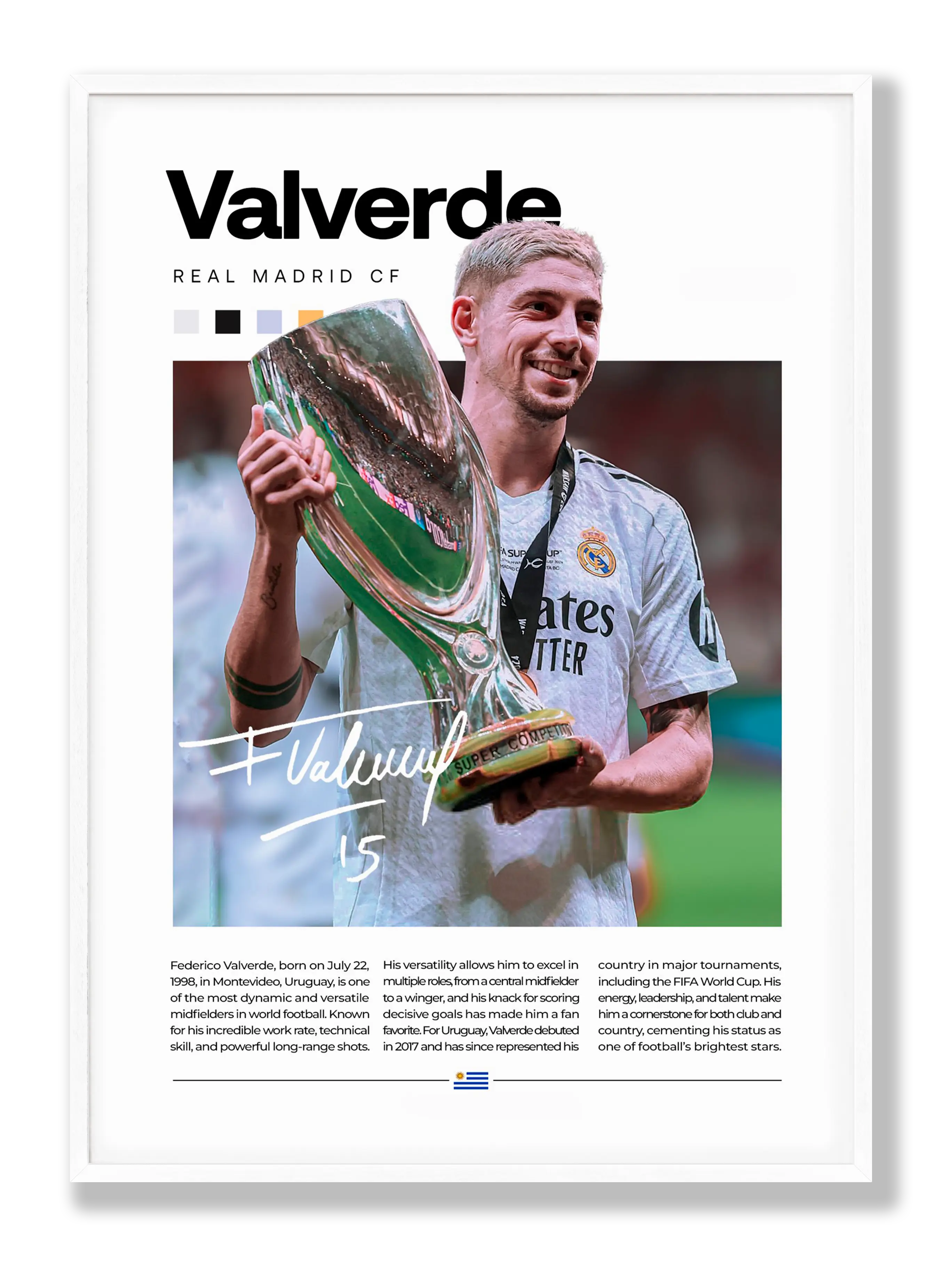 Federico Valverde Plakat