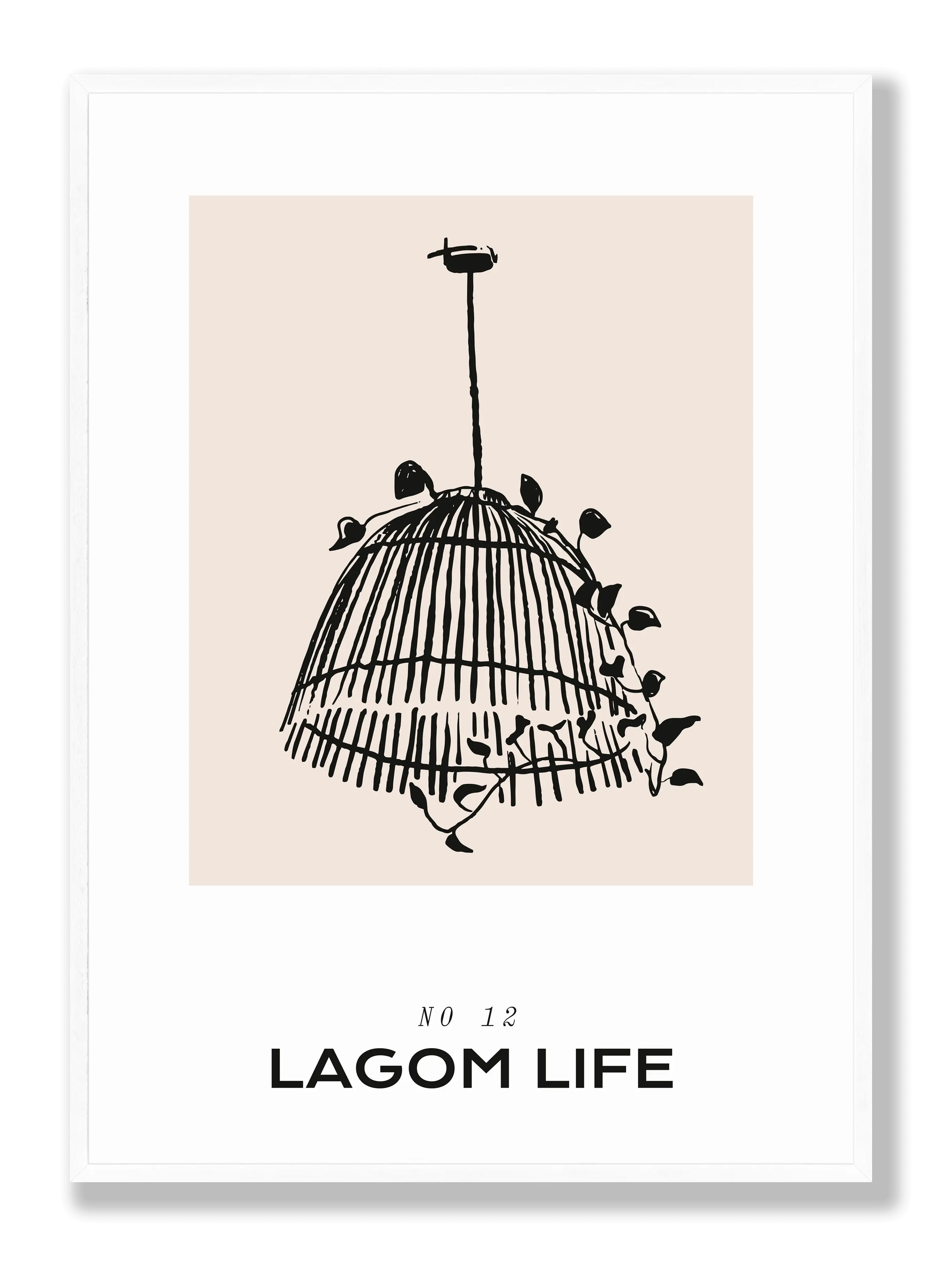 Lagom Life Plakat