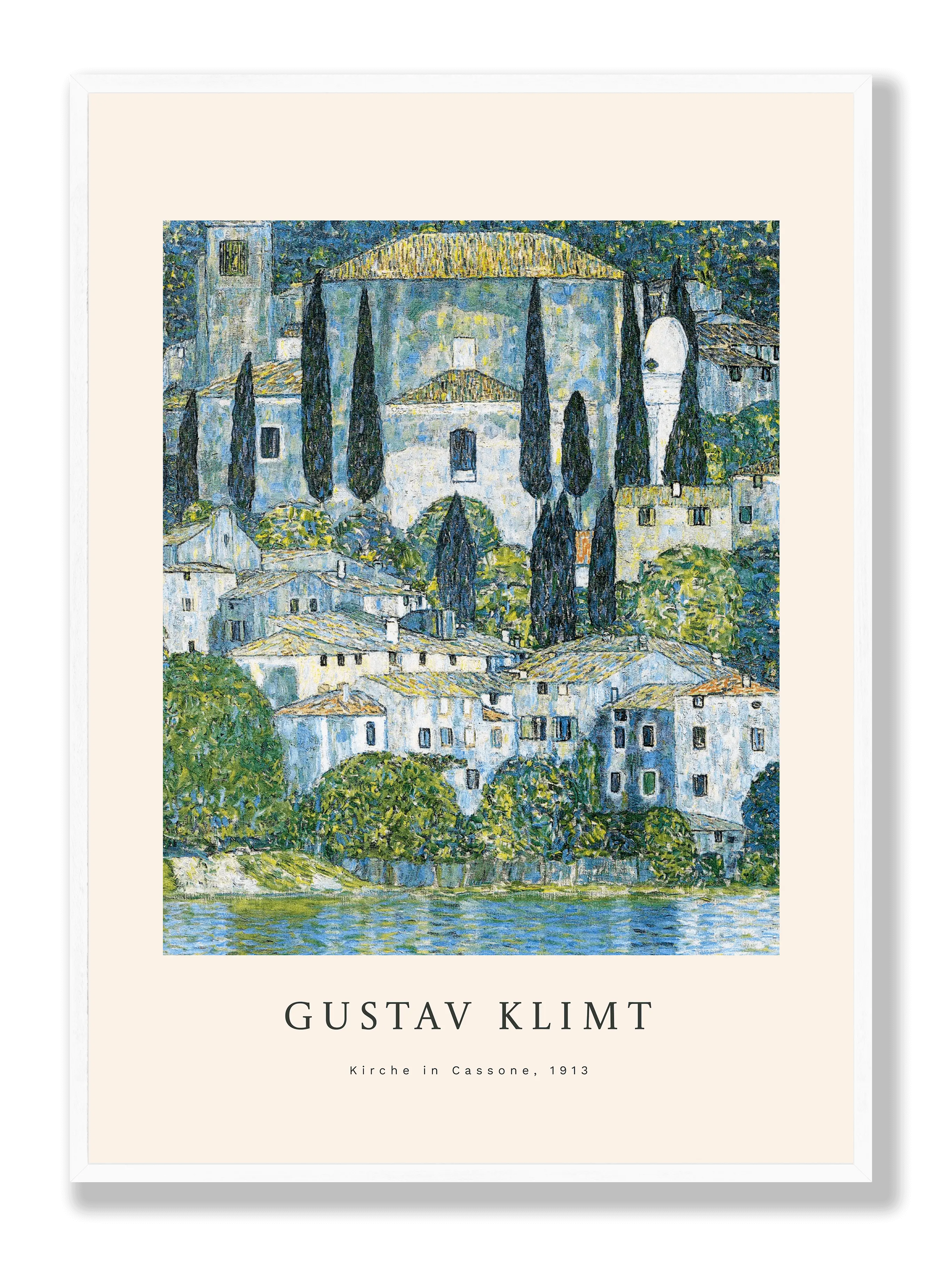 Gustav Klimt - Kirche In Cassone Plakat