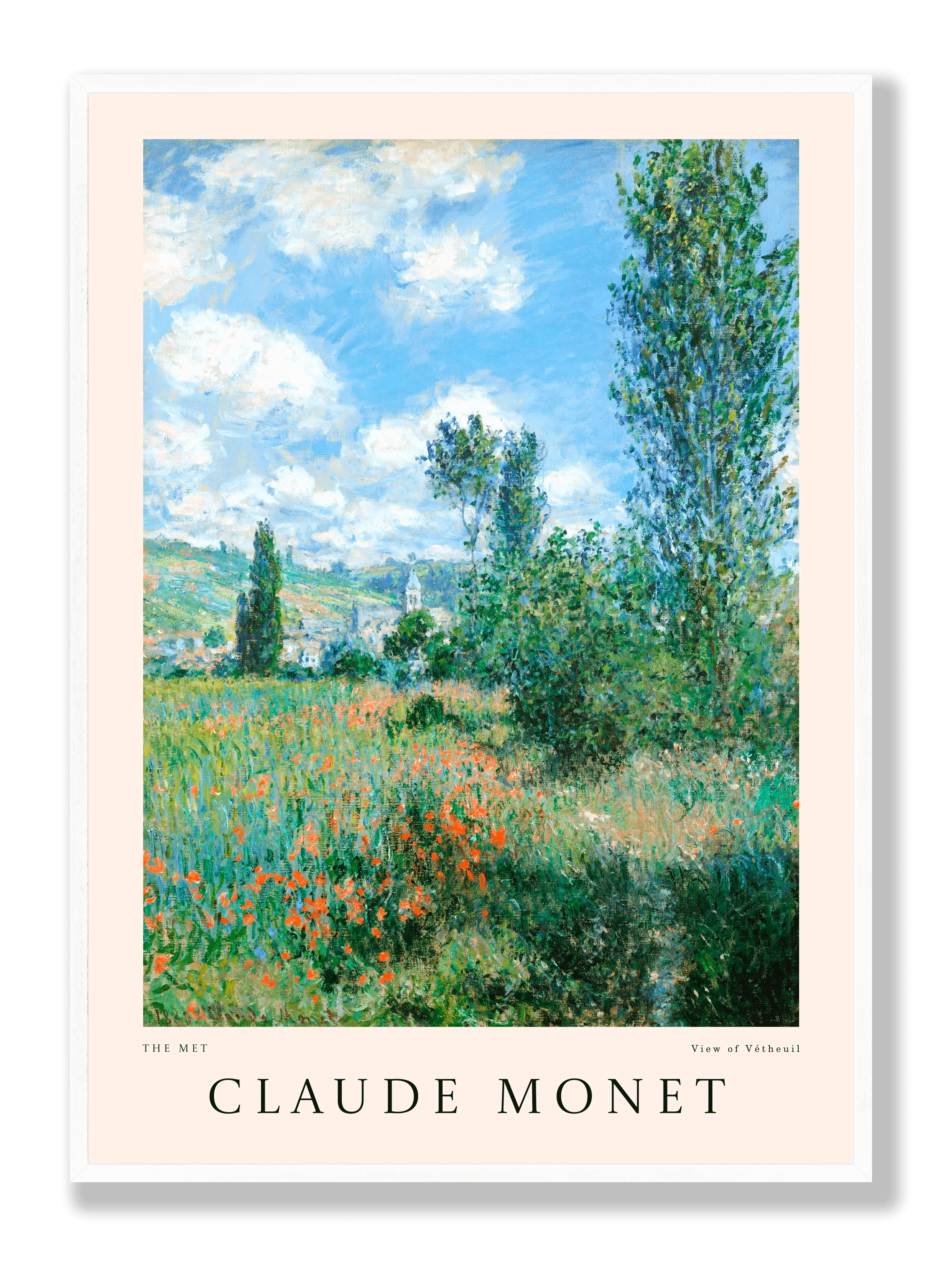 Claude Monet - View Of Vétheuil Plakat