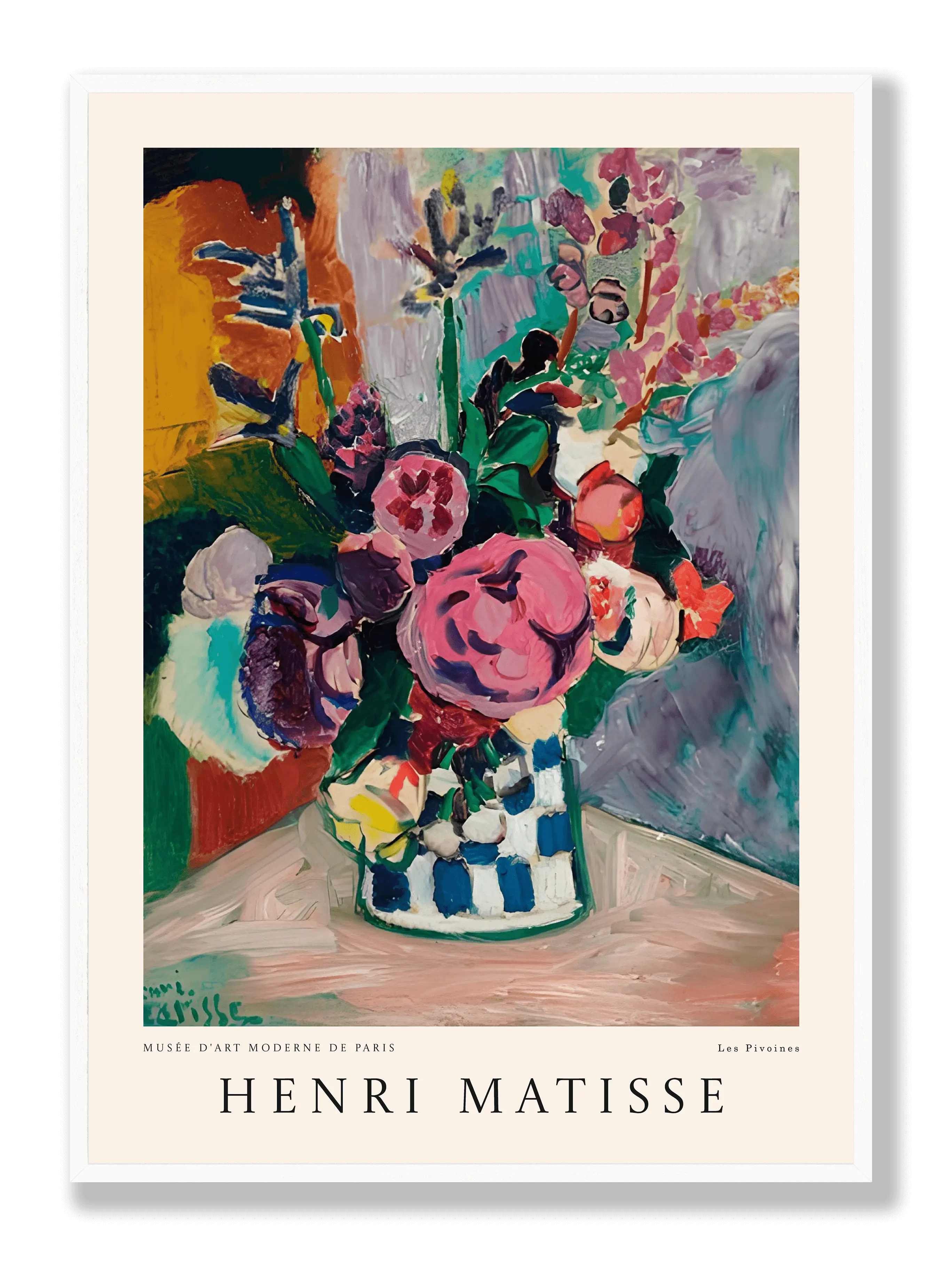 Henri Matisse - Les Pivoines Plakat