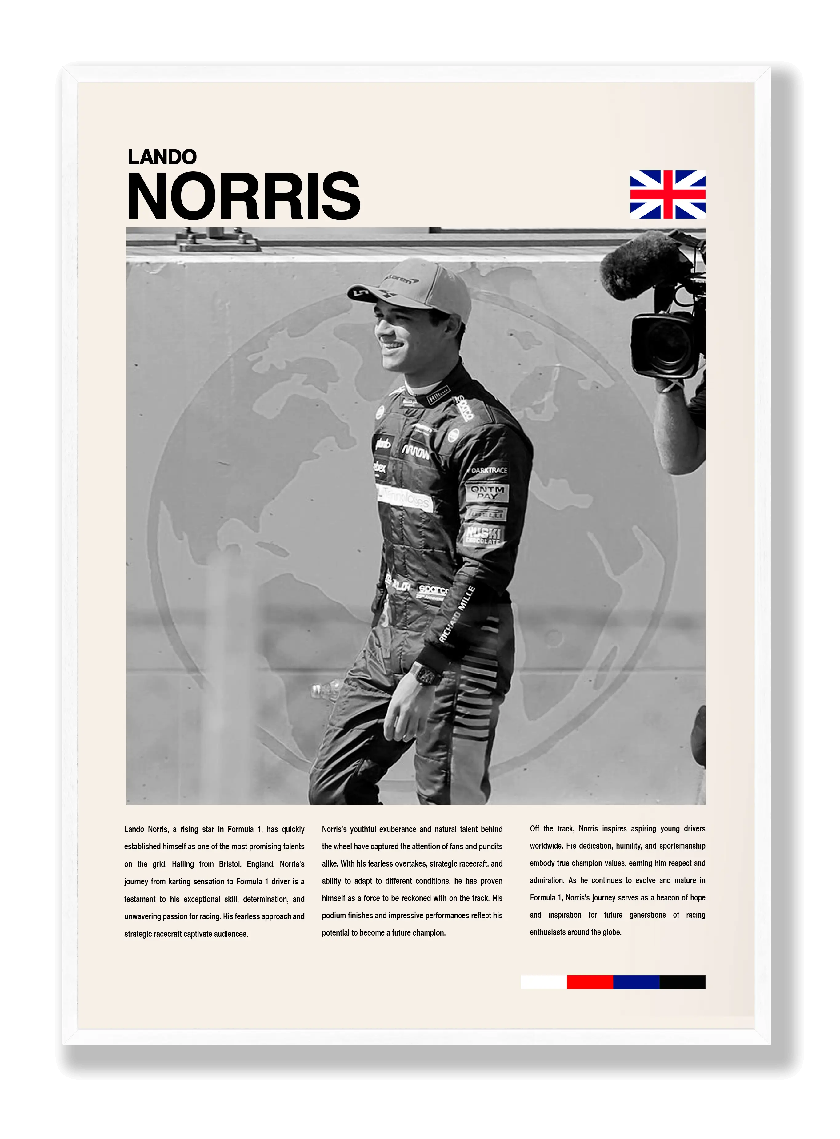 Lando Norris Plakat