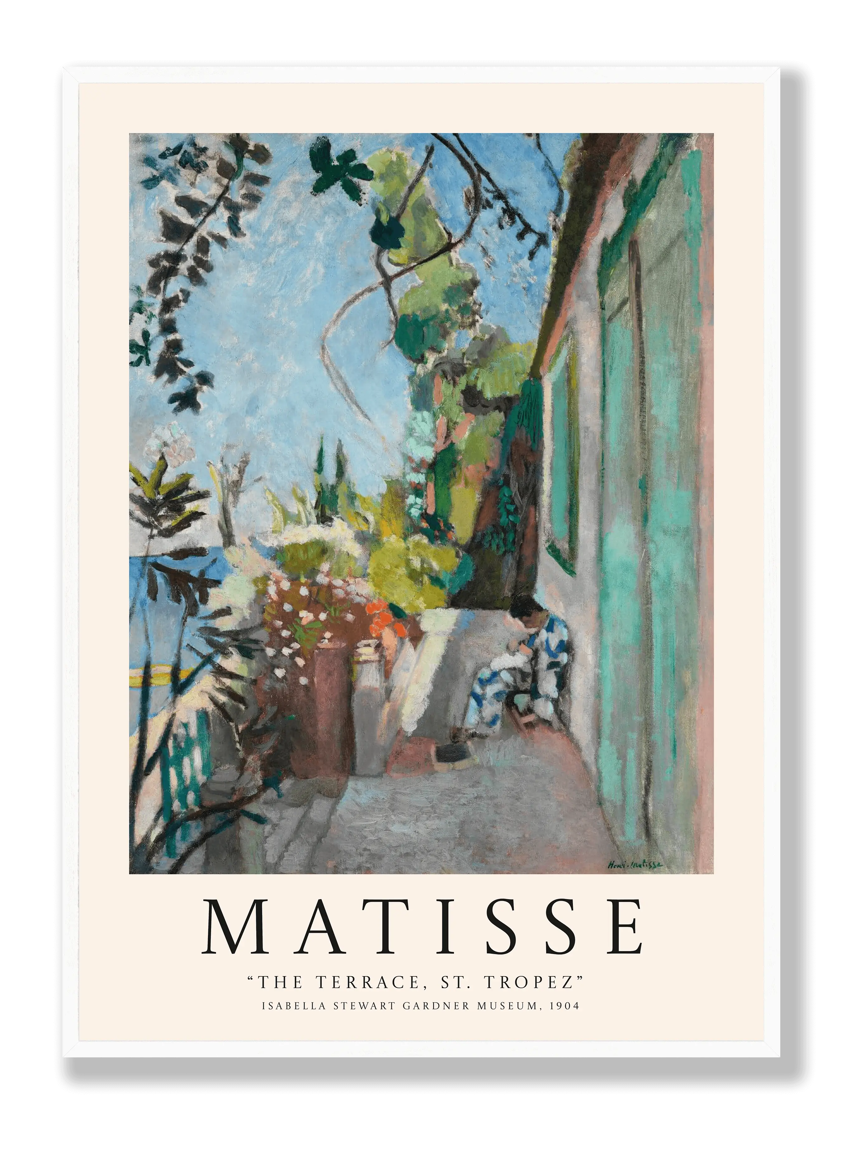 Henri Matisse - The Terrace, St. Tropez Plakat