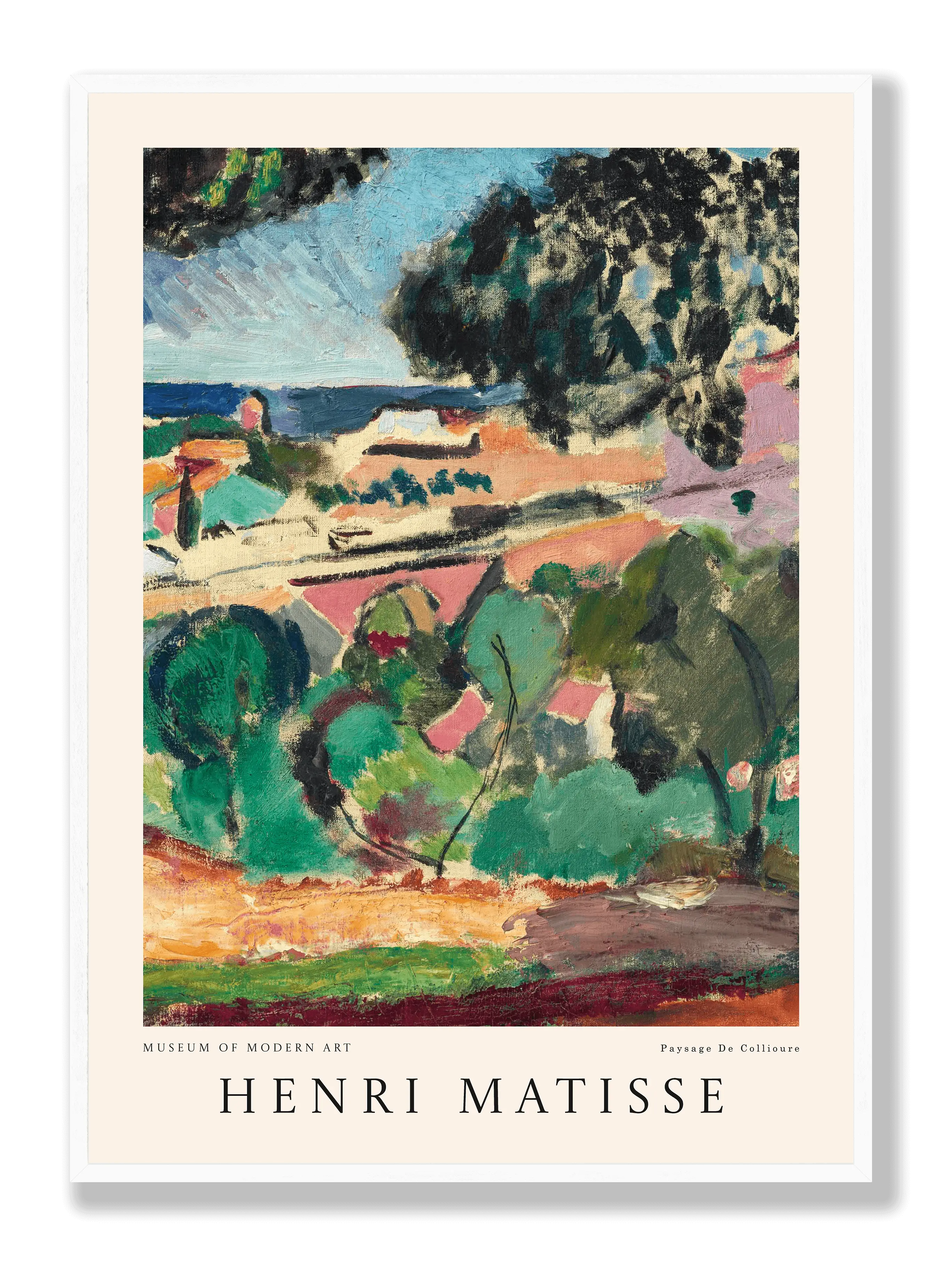 Henri Matisse - Paysage á Collioure Plakat