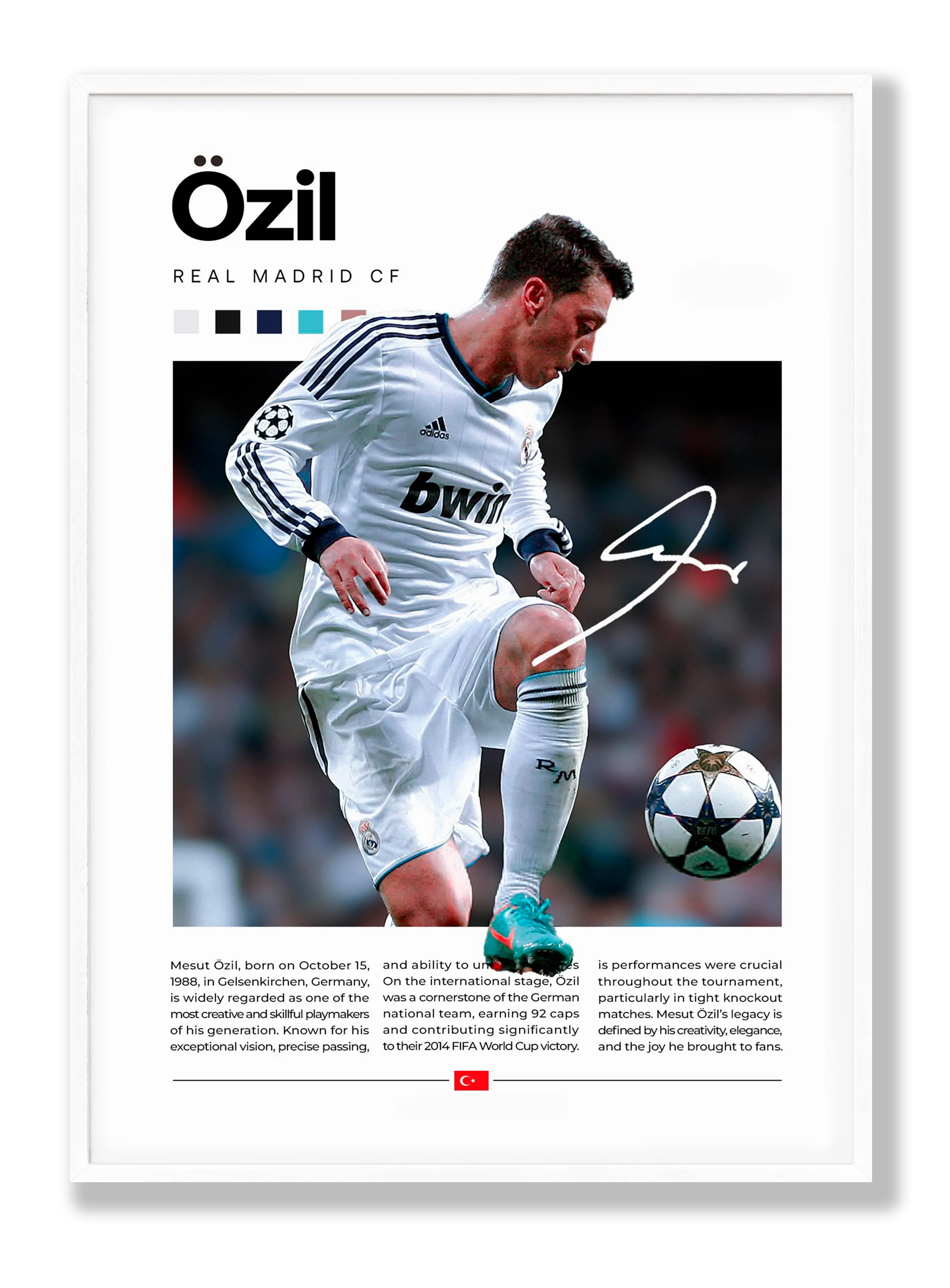 Mesut Özil Plakat