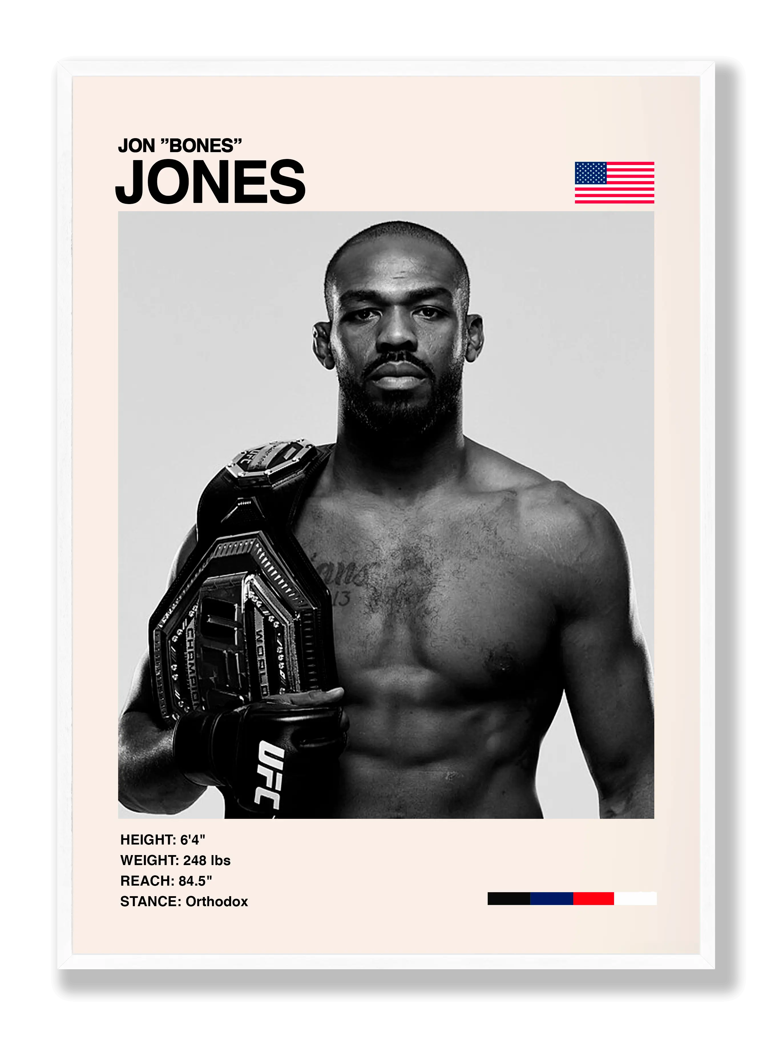 Jon "Bones" Jones Plakat