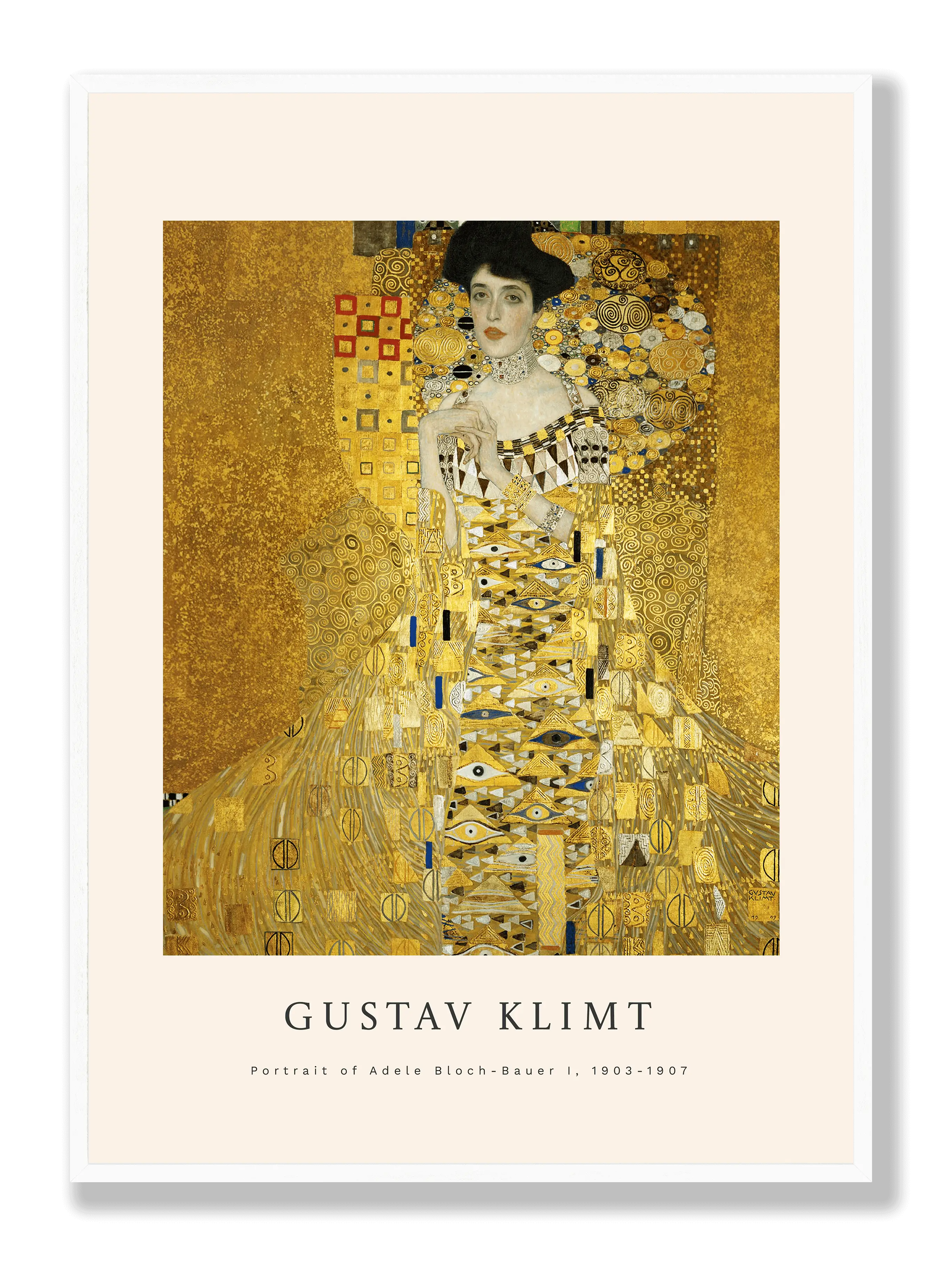 Gustav Klimt - Portrait Of Adele Bloch-Bauer Plakat