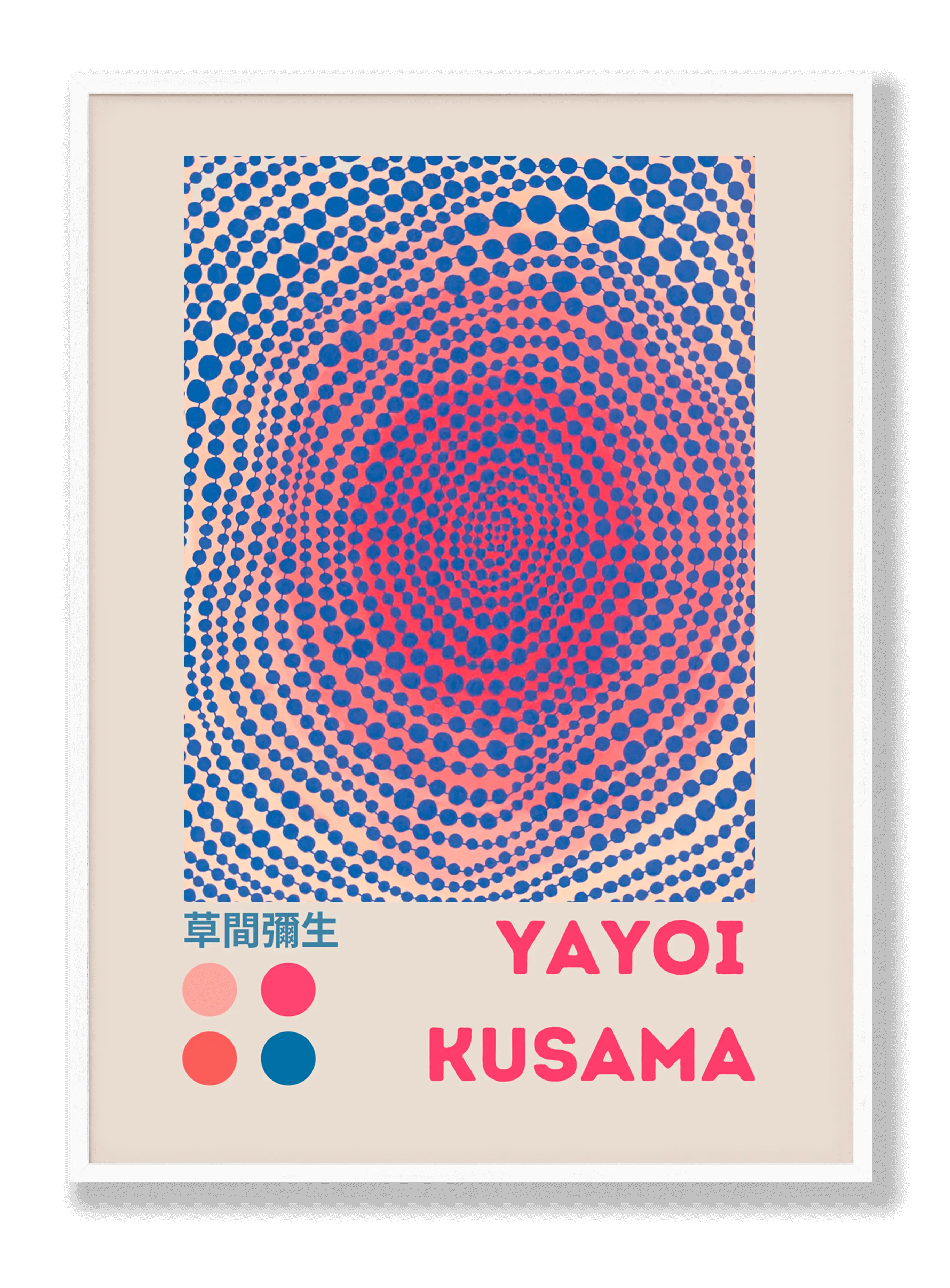 Yayoi Kusama - Morning Sun Plakat