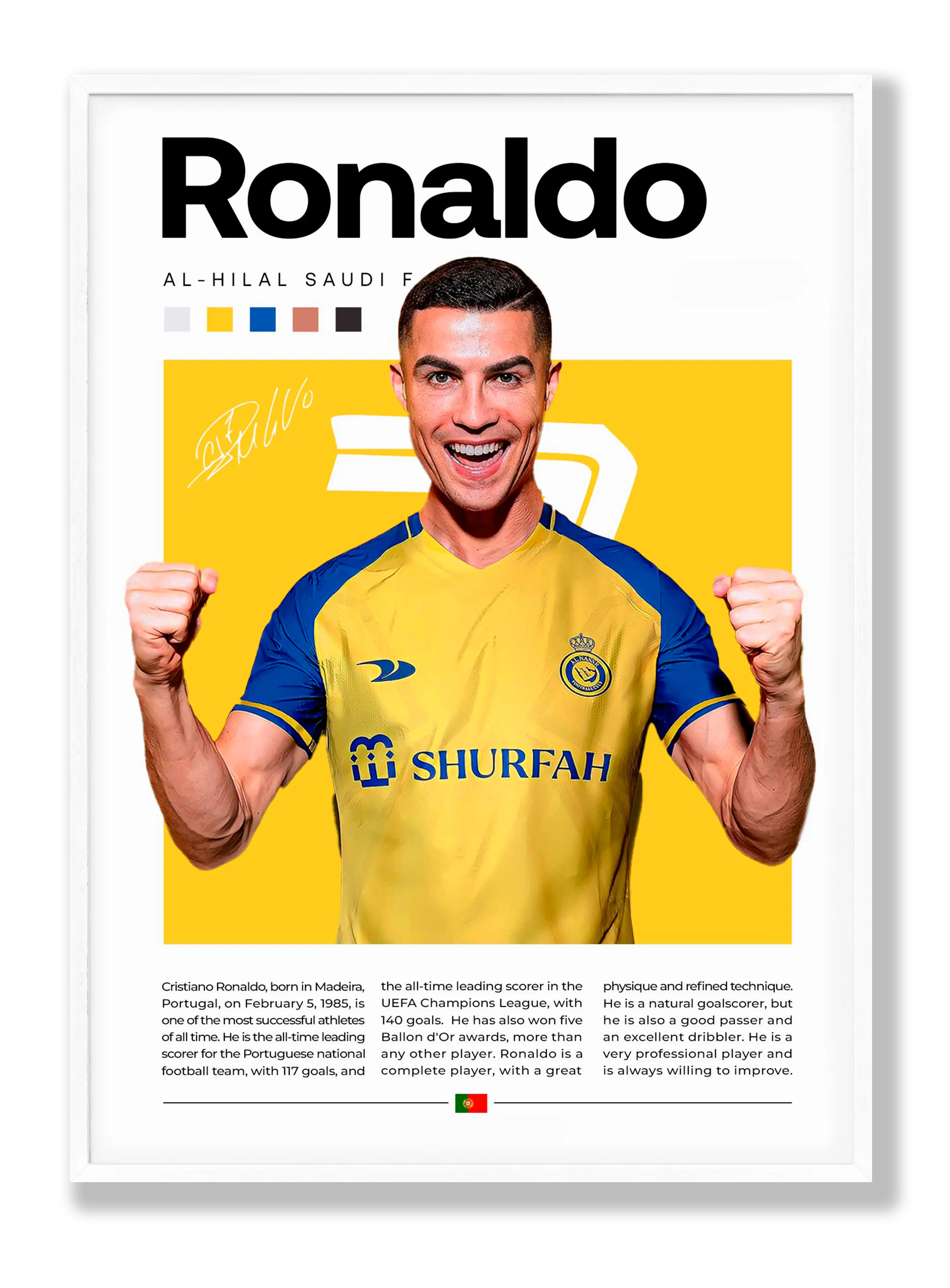 Cristiano Ronaldo No. 2 Plakat