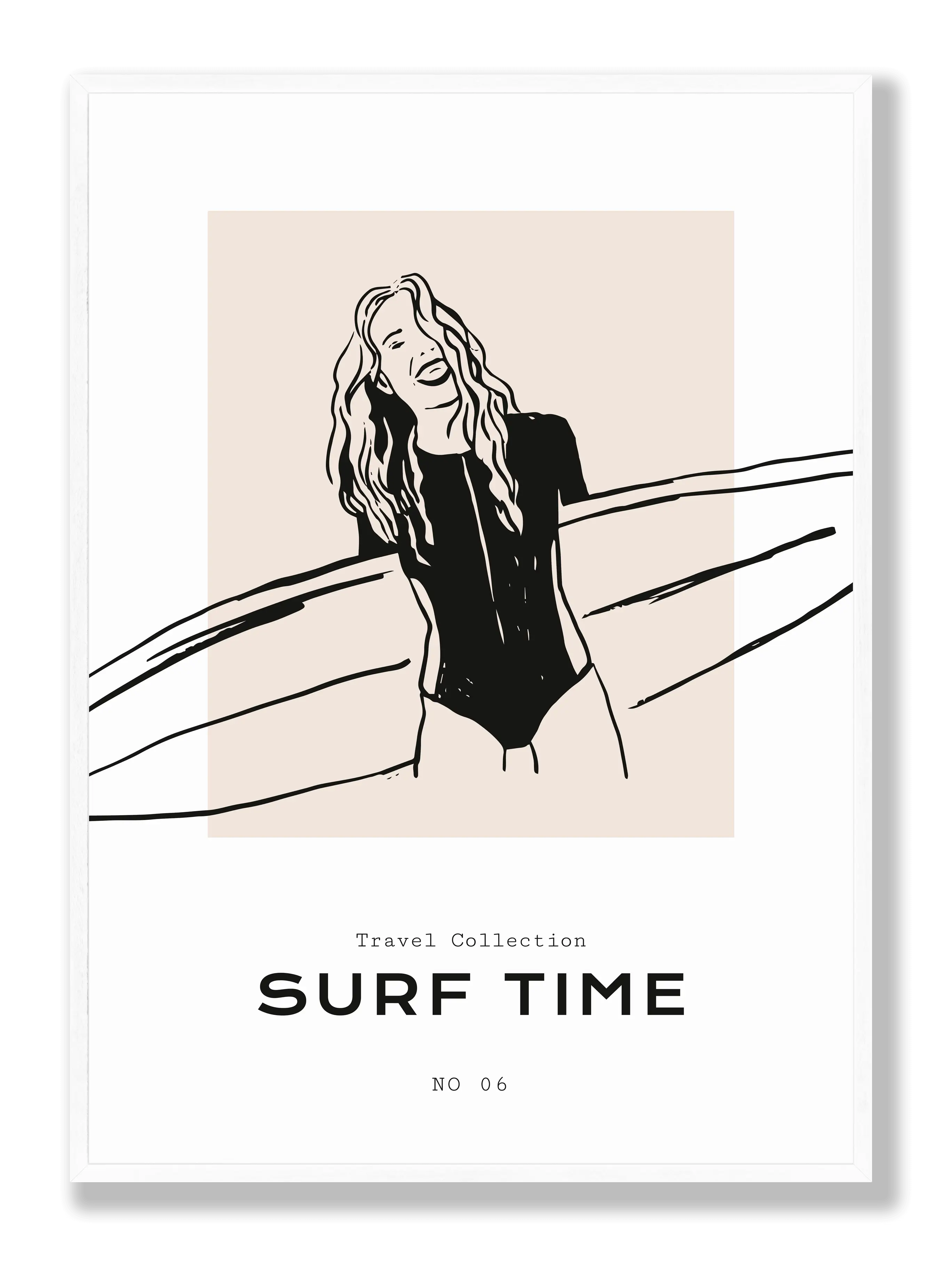 Surf Time Plakat