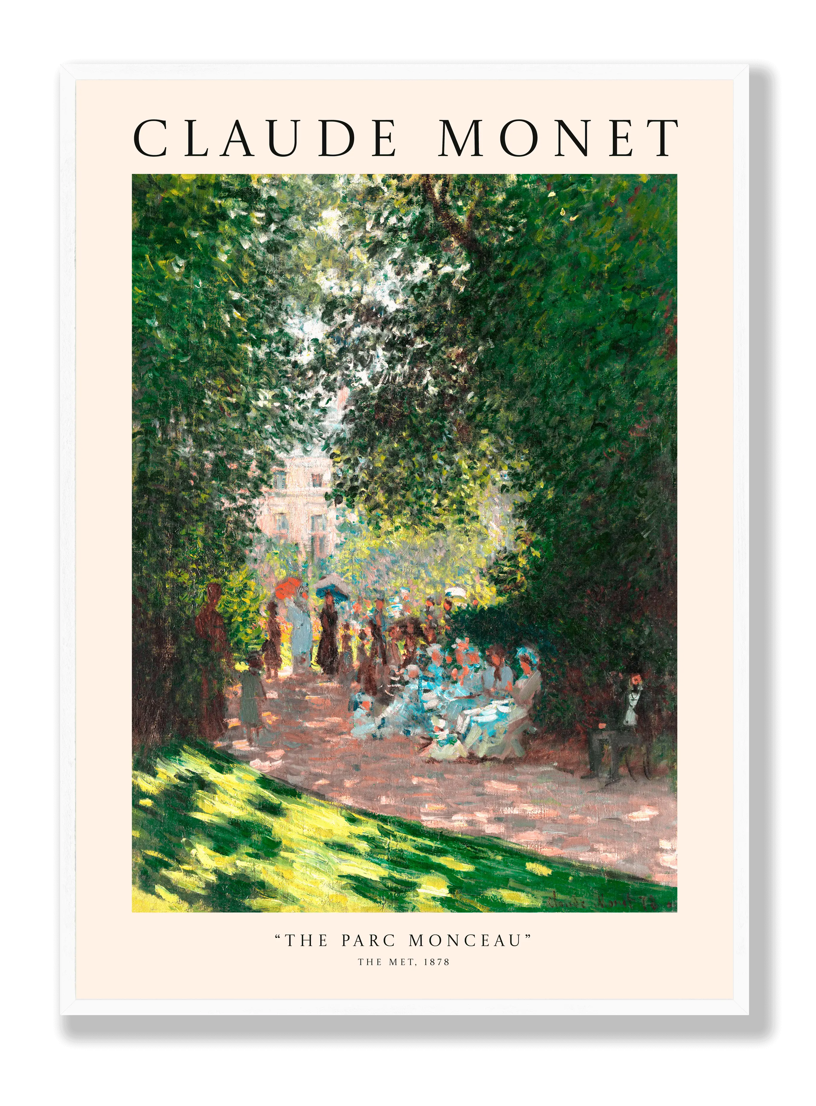 Claude Monet - The Parc Monceau Plakat